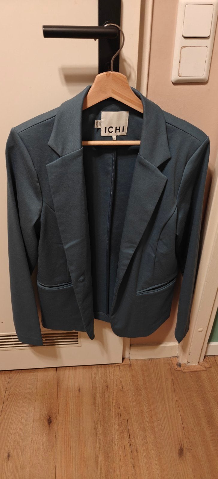 Ichi Kate blazer duifblauw - Maat L, Blauw, Maat 42/44 (L), Nieuw, Ophalen of Verzenden