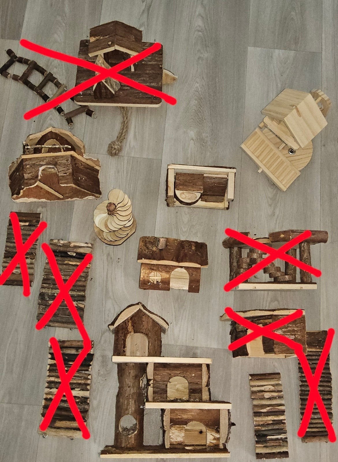Hamster/knaagdier huisjes en toebehoren., Ophalen of Verzenden, Gebruikt, Verzorging