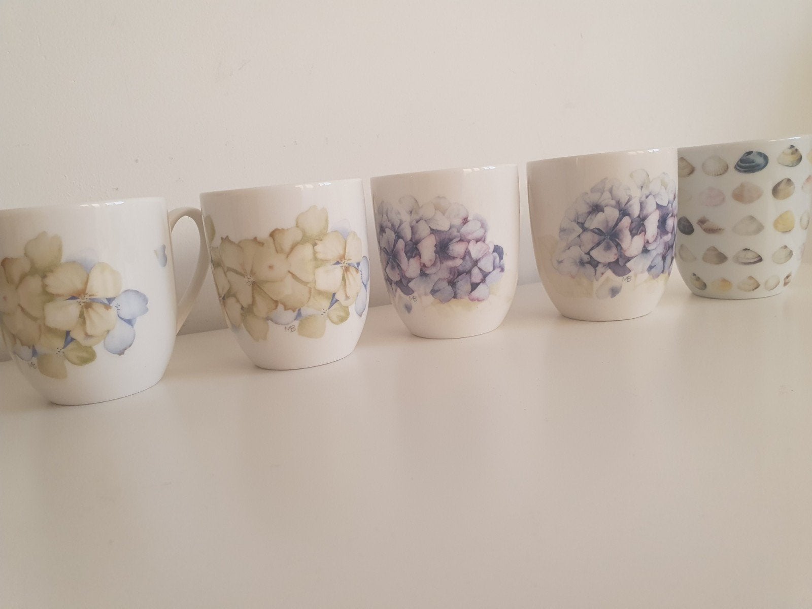 Marjolein Bastin 5 mokken 8,5 cm, Huis en Inrichting, Keuken | Servies, Ophalen of Verzenden, Zo goed als nieuw, Overige stijlen