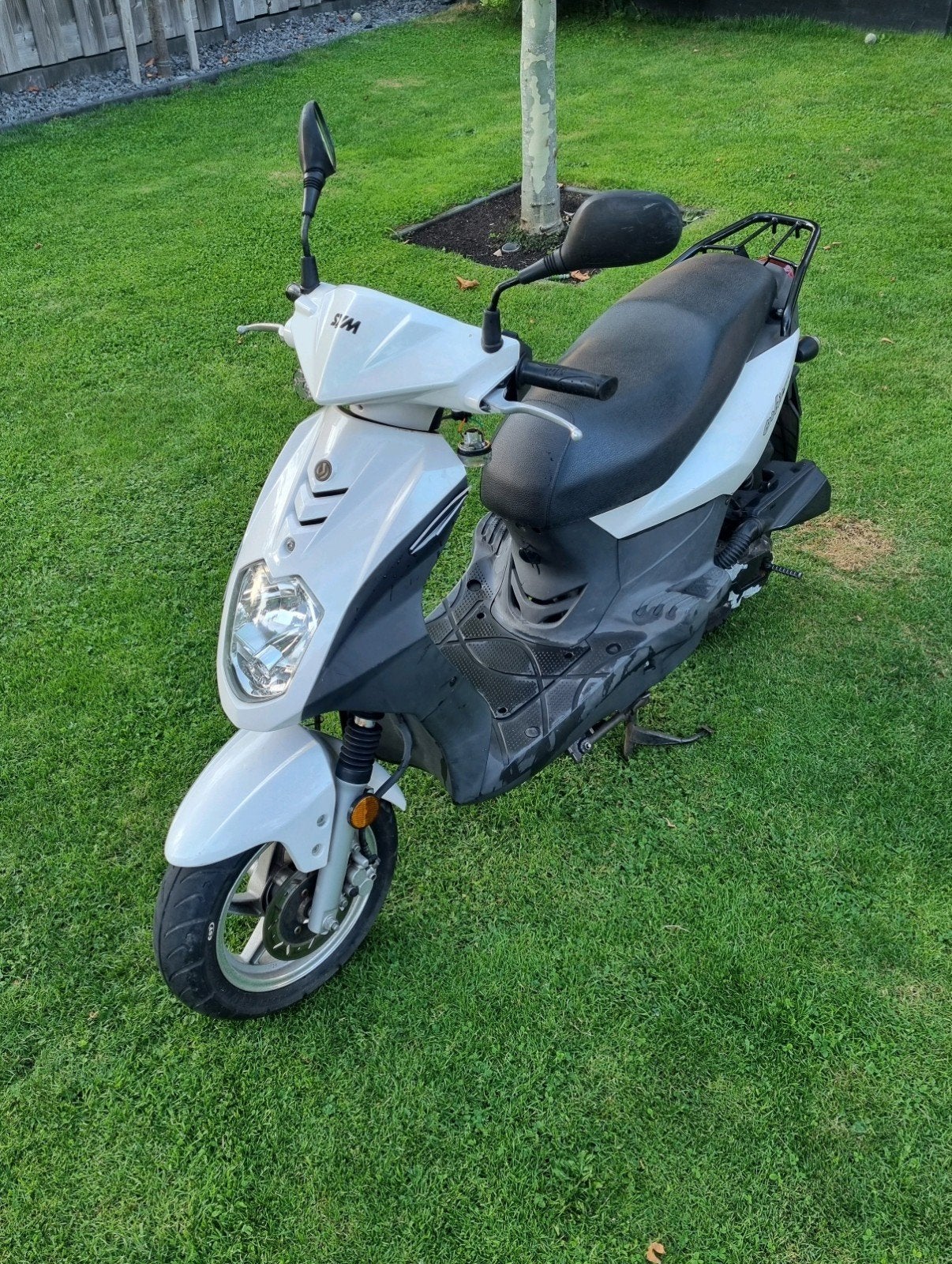 Sym Orbit scooter, wit, 10014 km, Fietsen en Brommers, Scooters | SYM, Ophalen, Gebruikt, Benzine, 50 cc