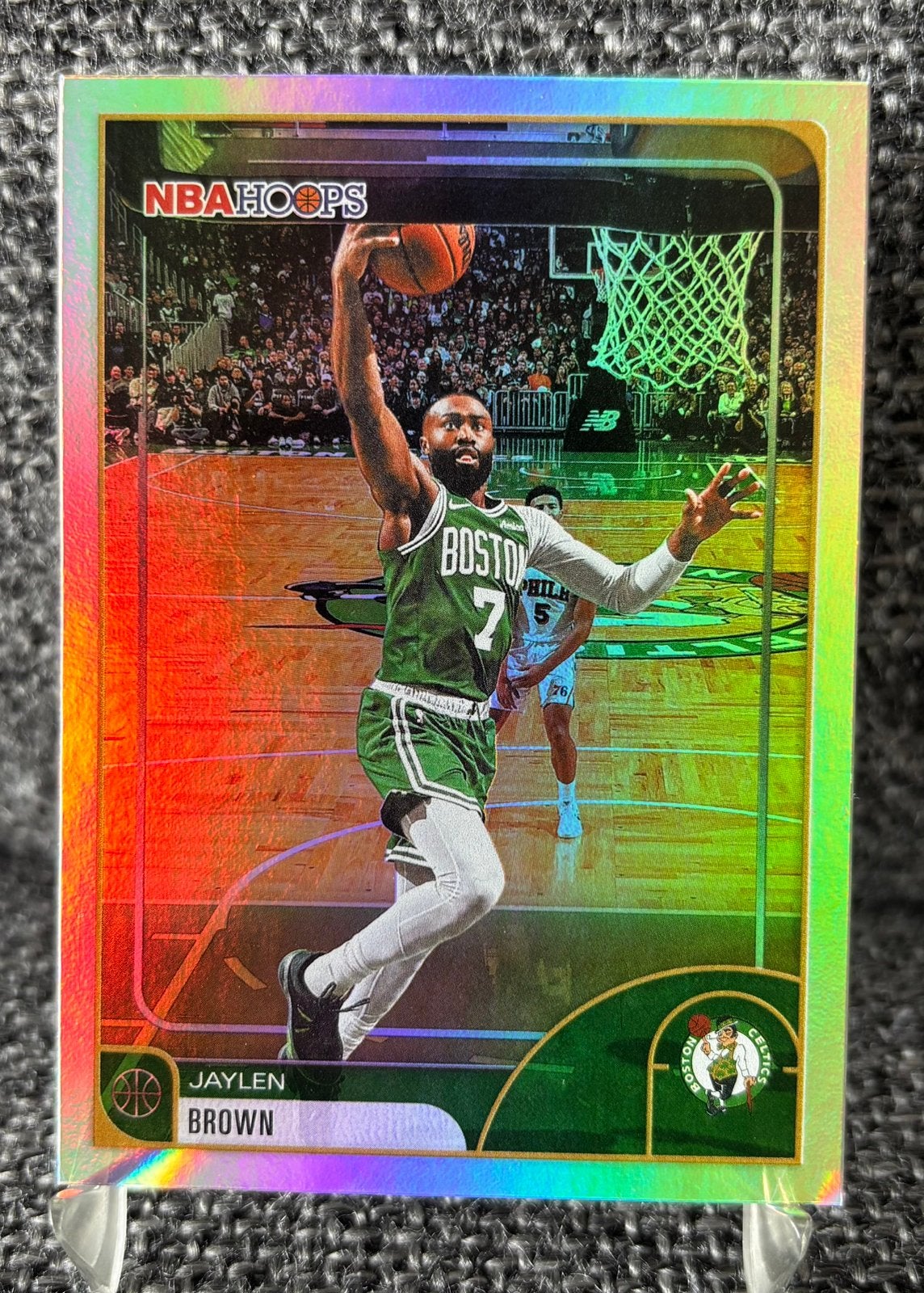 Jaylen Brown Celtics Sixers Topps NBA Hoops basketball card, Ophalen of Verzenden, Zo goed als nieuw, Plaatje