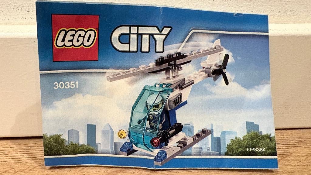 Lego City Politie Helikopter 30351 - Complete Set, Kinderen en Baby's, Speelgoed | Duplo en Lego, Compleet, Lego, Ophalen of Verzenden