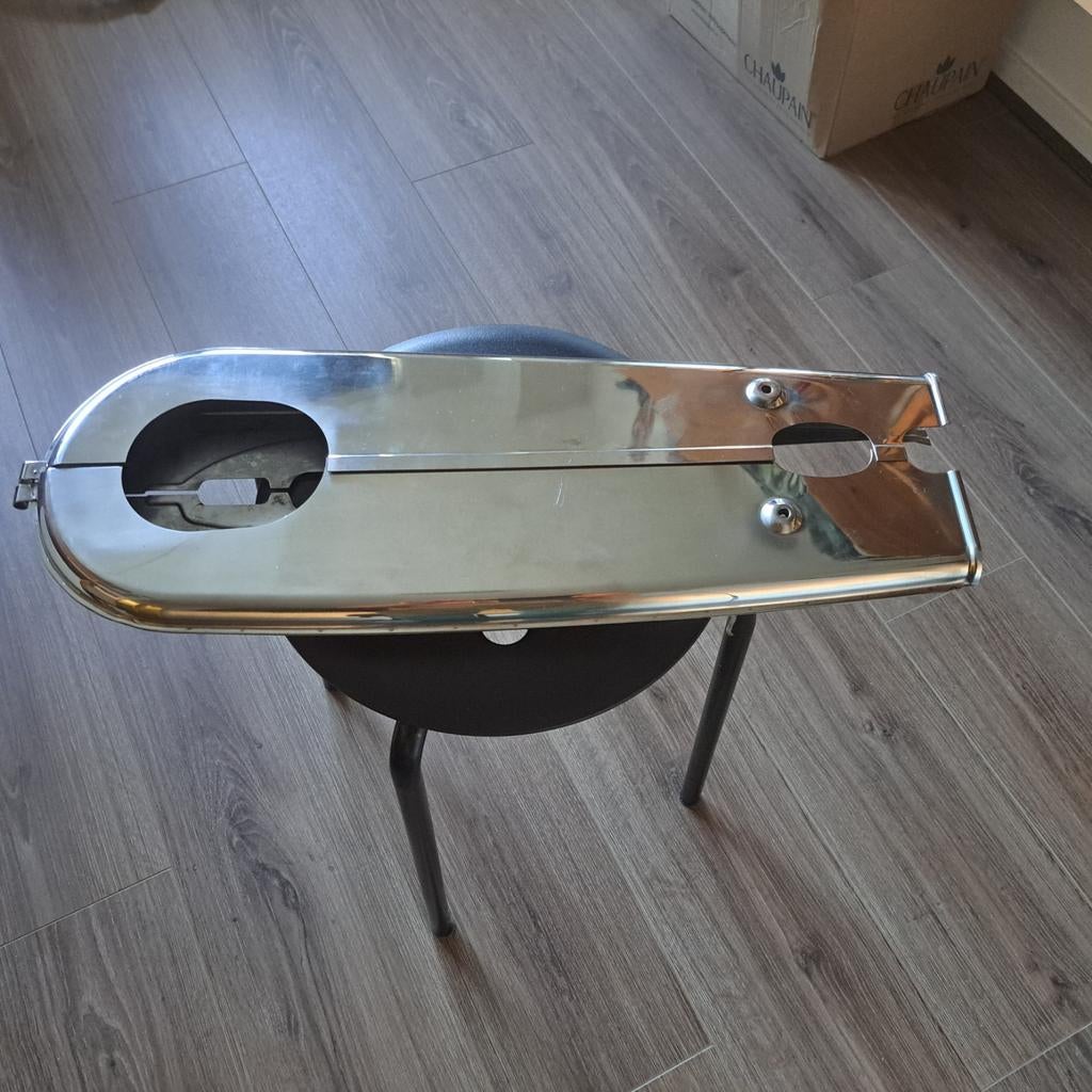 Chrome kettingkast, Minder dan 50 cm, 50 tot 100 cm, Rond, Ophalen of Verzenden
