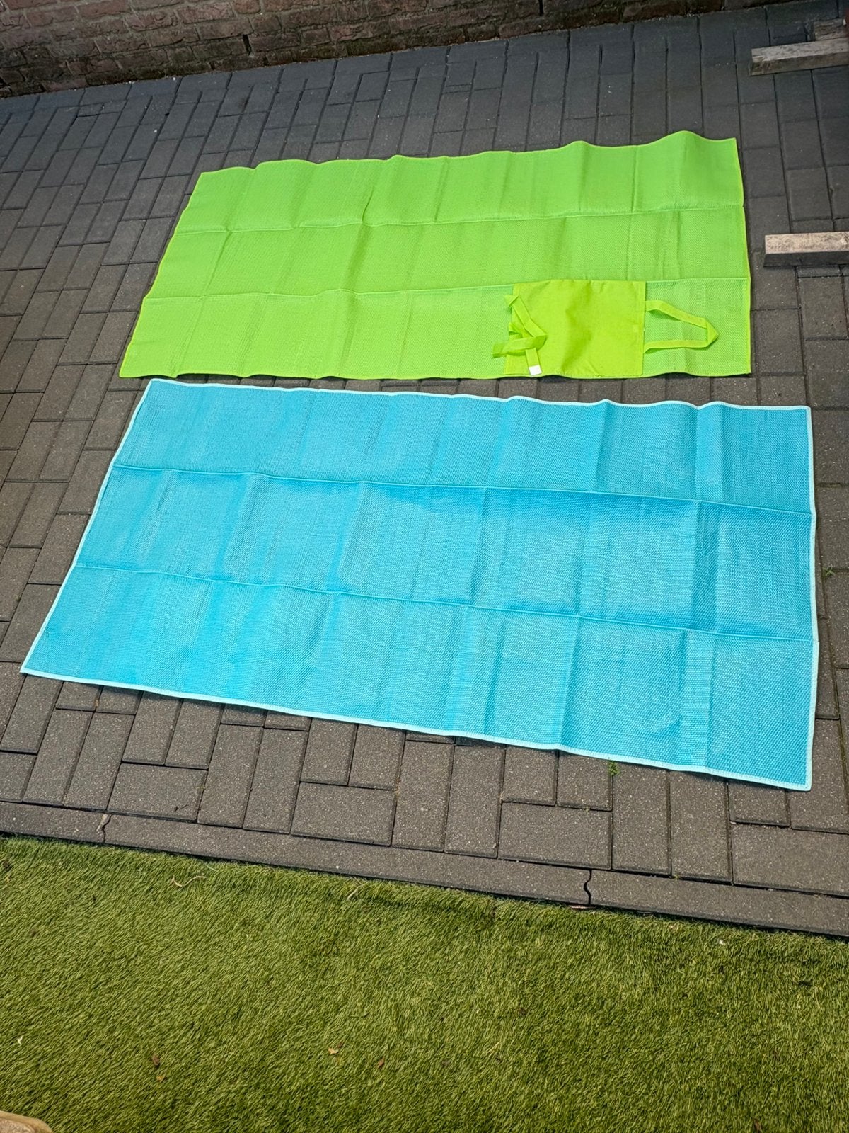 Strandmatjes, op te vouwen in een tasje, Ophalen of Verzenden, Gebruikt