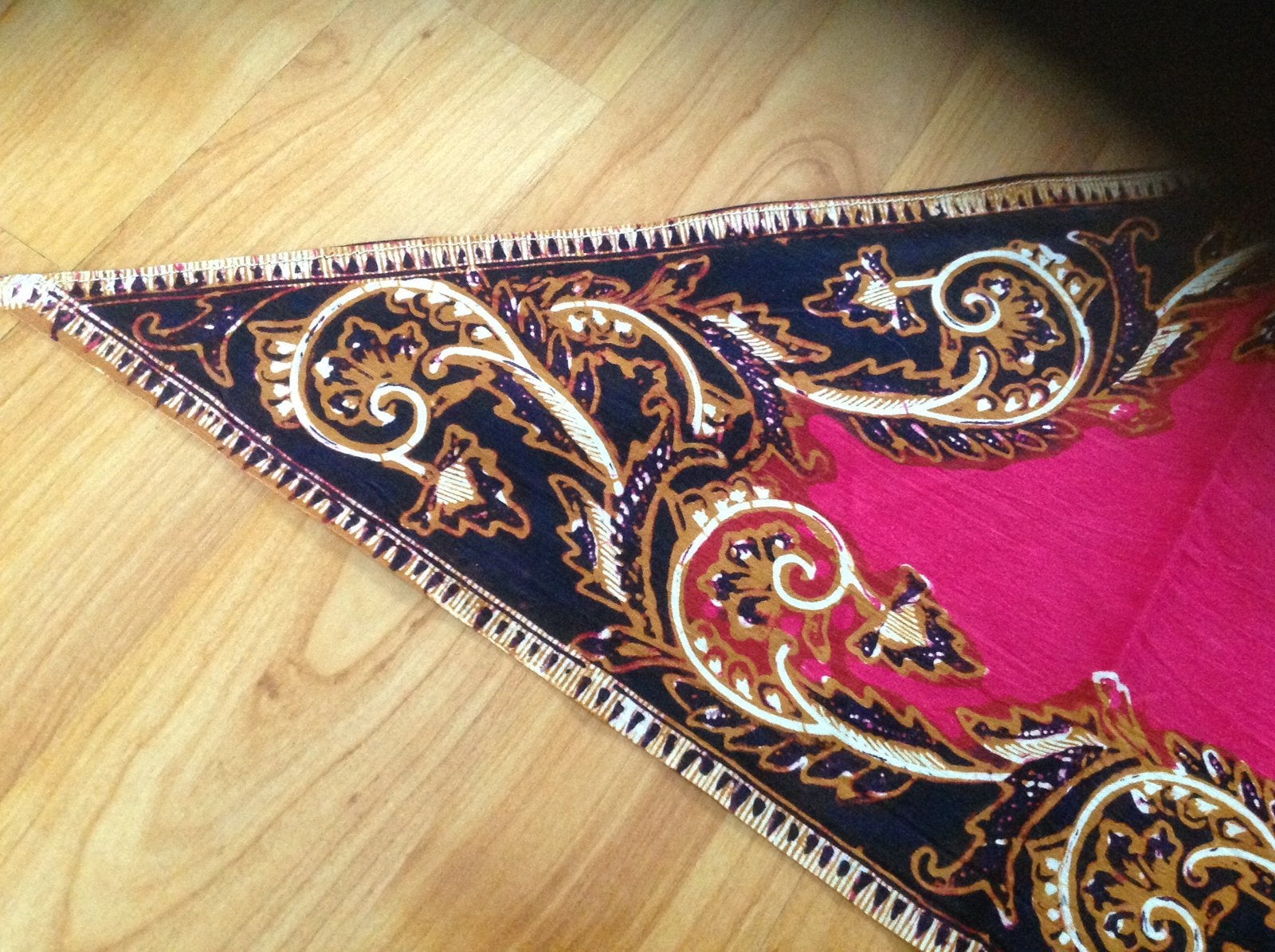 Zomer Driehoek hoofd doek van batik stof, Ophalen of Verzenden, Nieuw, Overige maten, Muts