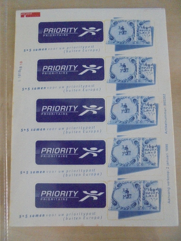 postzegels 1998, Ophalen of Verzenden