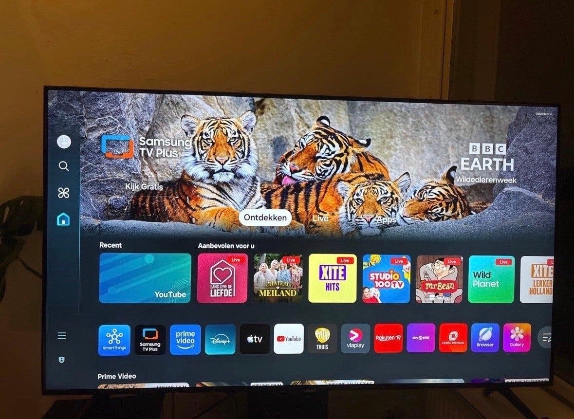 Samsung tv, Ophalen, LED, 50 Hz, Zo goed als nieuw