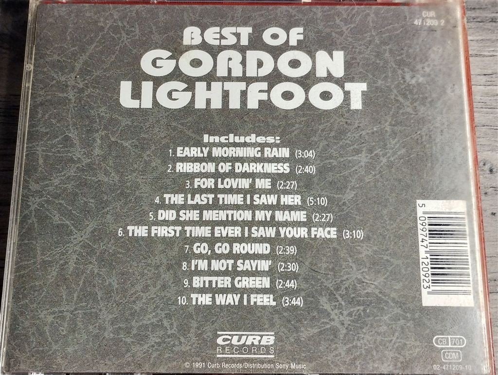 Gordon Lightfoot - Best Of, Ophalen of Verzenden, Zo goed als nieuw, Folk