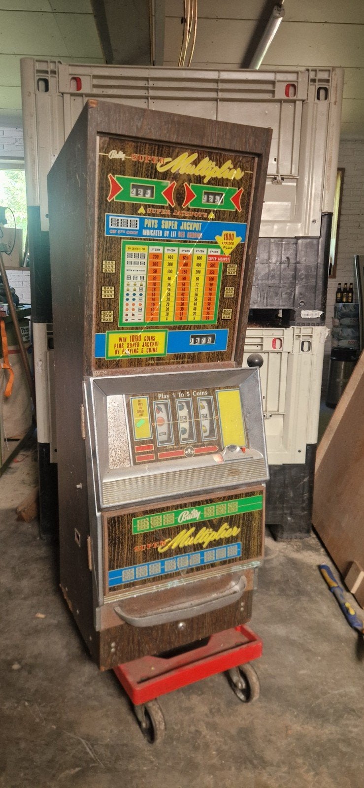 Bally Super Multiplier Gokkast - Vintage Speelautomaat, Verzamelen, Automaten | Gokkasten en Fruitautomaten, Overige munten, Ophalen