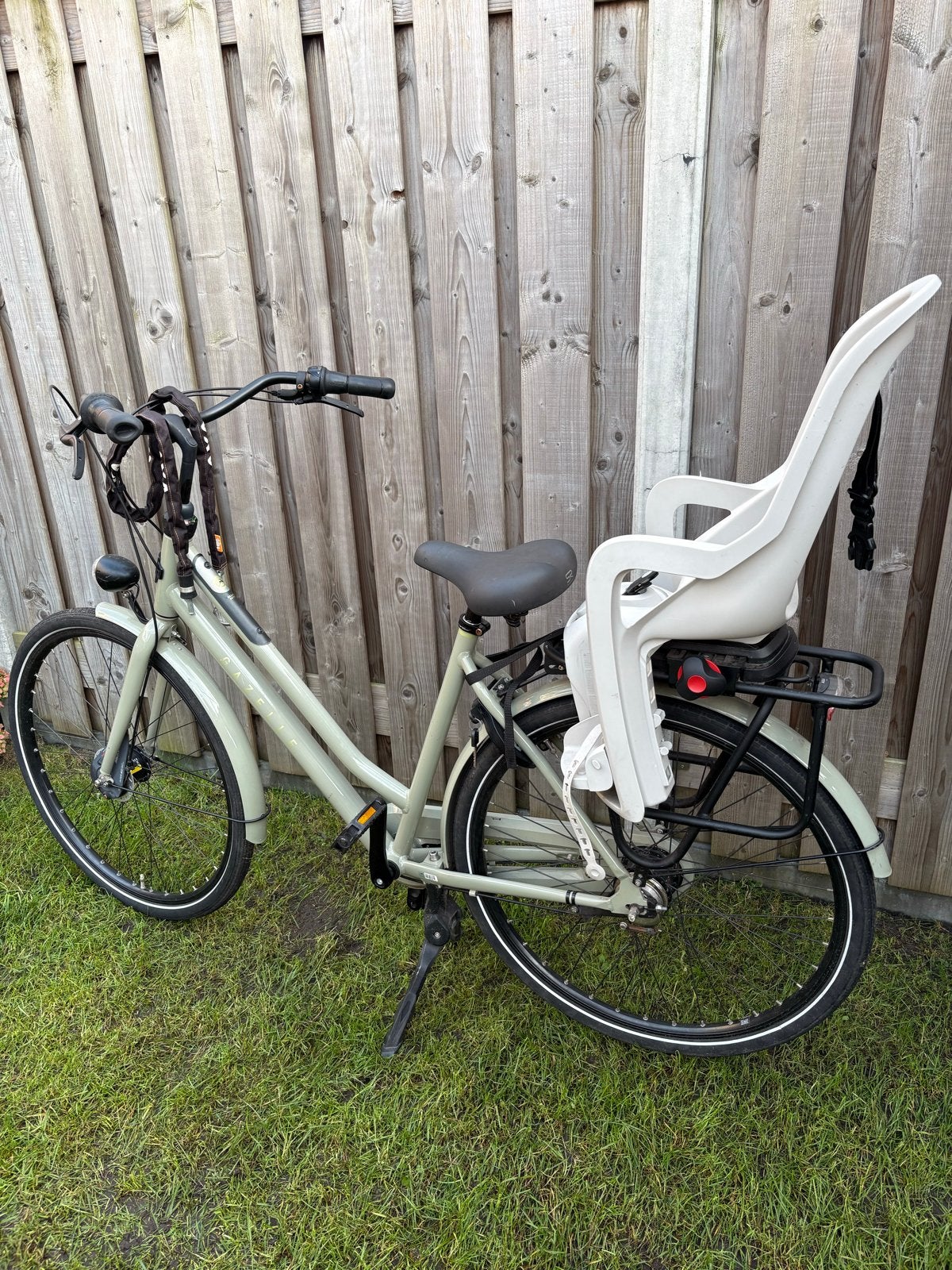 Foto 3 van Gazelle HeavyDuty T7 Damesfiets met kinderzitje