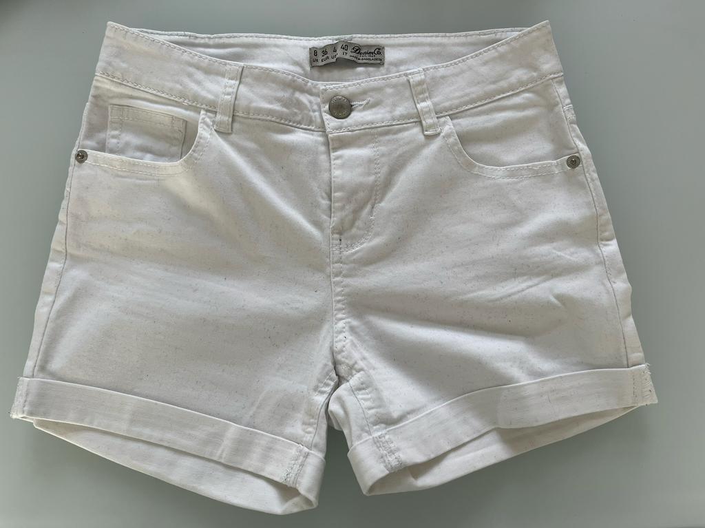 Denim Co witte short maat 36, Kleding | Dames, Kort, Wit, Ophalen of Verzenden, Zo goed als nieuw