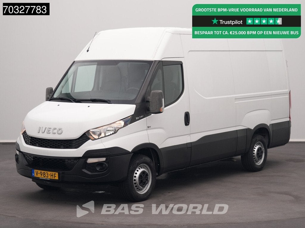 Iveco Daily 35S13 L2H2 3,5t Trekhaak Airco L2 Airco Trekhaak, Auto's, Euro 5, Stof, Gebruikt, Iveco