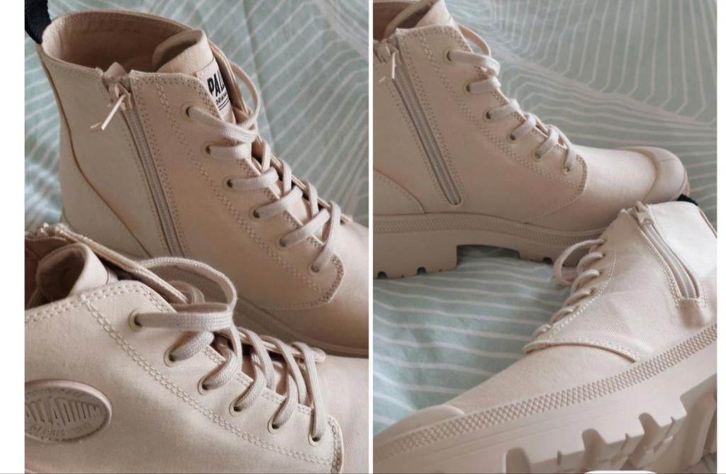 Te koop, nieuwe beige palladiums, maat 40, Ophalen, Beige, Nieuw, Palladiums