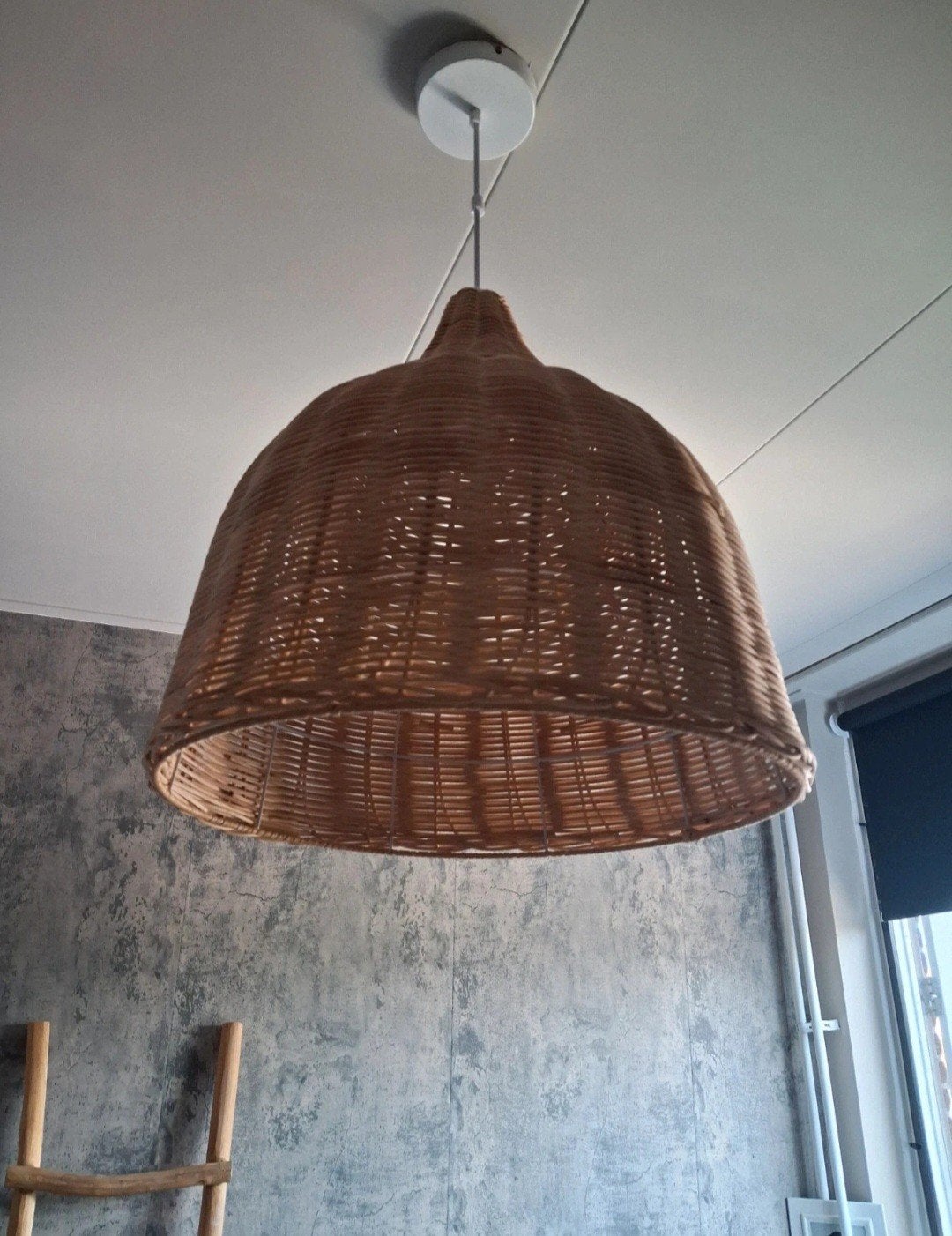 grote hanglamp Riet, Ophalen, Zo goed als nieuw, Natuurlijk materiaal