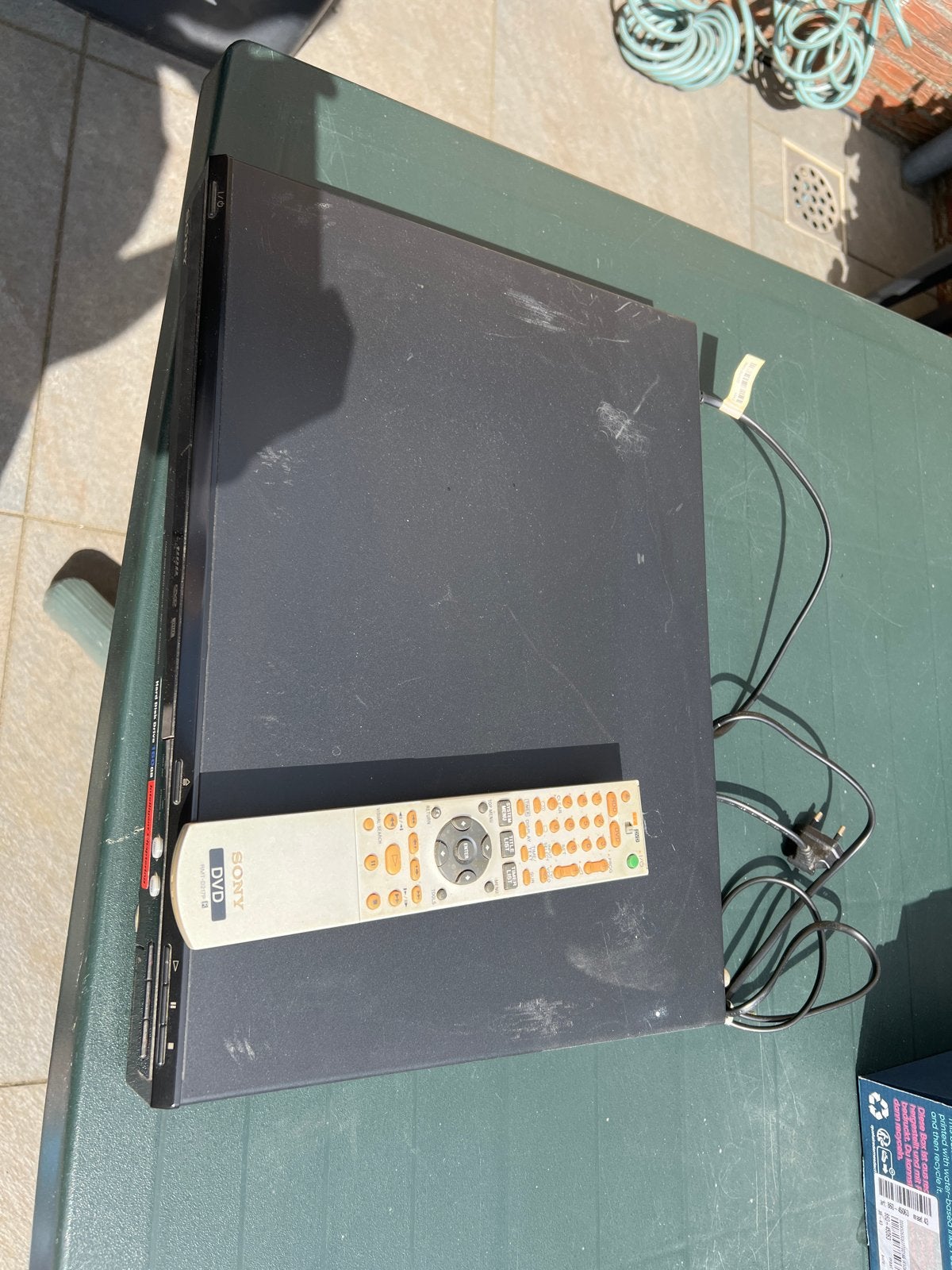 Sony DVD - CD Recorder/Receiver met Afstandsbediening, Gebruikt, Met harddisk, Dvd-recorder, Ophalen of Verzenden