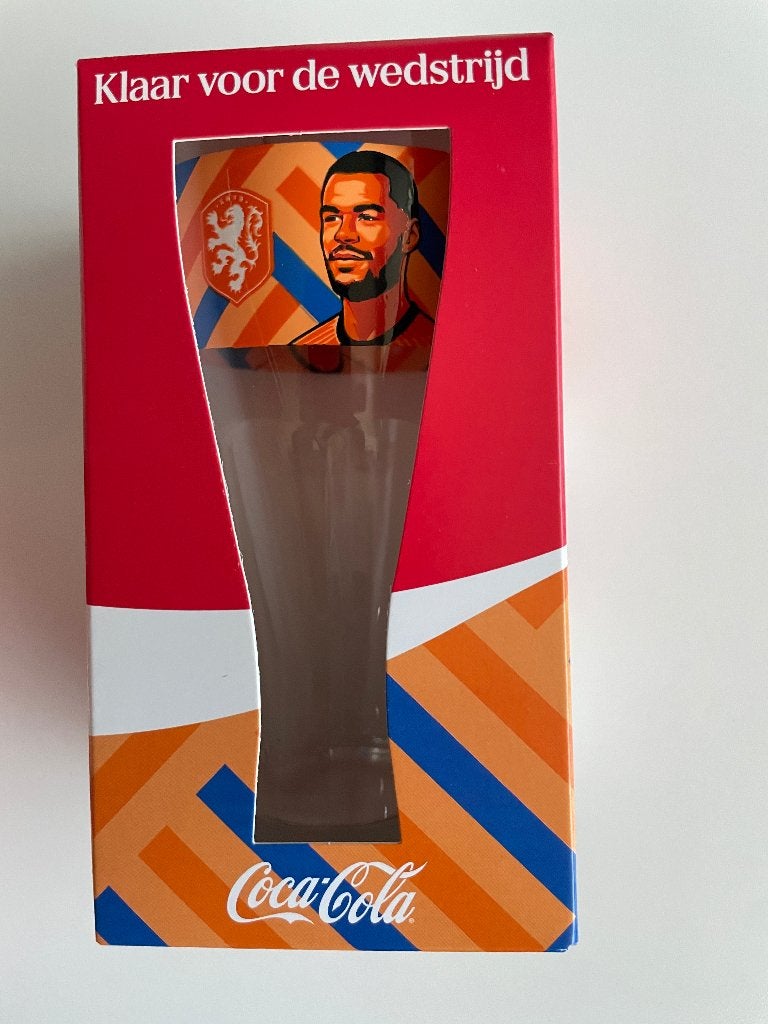 Coca Cola WK Glazen Oranje 2026 - Gakpo, Verzamelen, Ophalen, Nieuw, Buitenlandse clubs, Overige typen