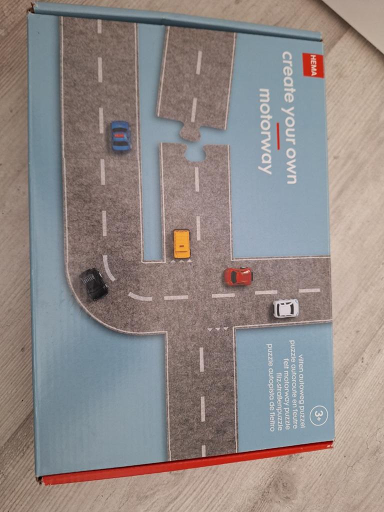 Hema 'Create Your Own Motorway' Racebaan autobaan, Overige merken, Racebaan, Zelf te bouwen, Ophalen of Verzenden