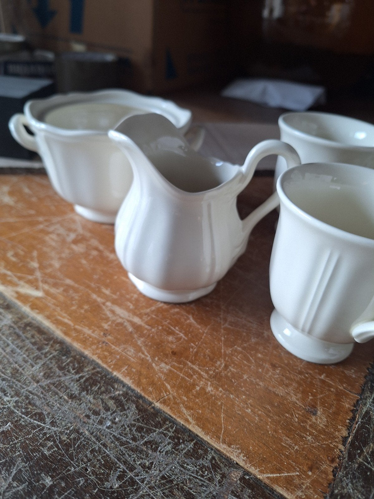 wedgwood kop en schotels etc, Ophalen of Verzenden, Zo goed als nieuw, Aardewerk, Kop(pen) en/of Schotel(s)