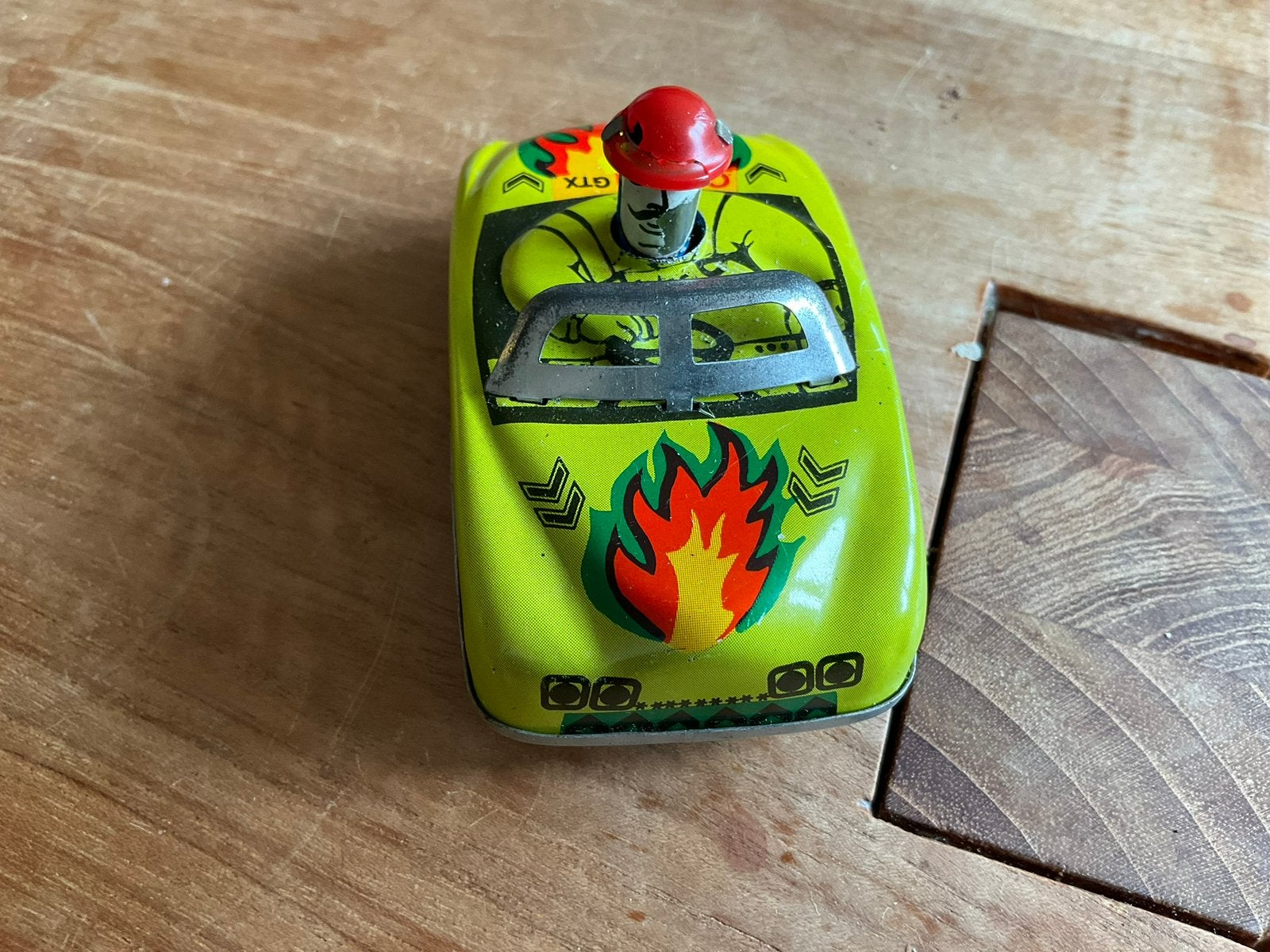 Vintage Blikken auto van Lemezáru Gyár uit 1978, Ophalen of Verzenden, Gebruikt