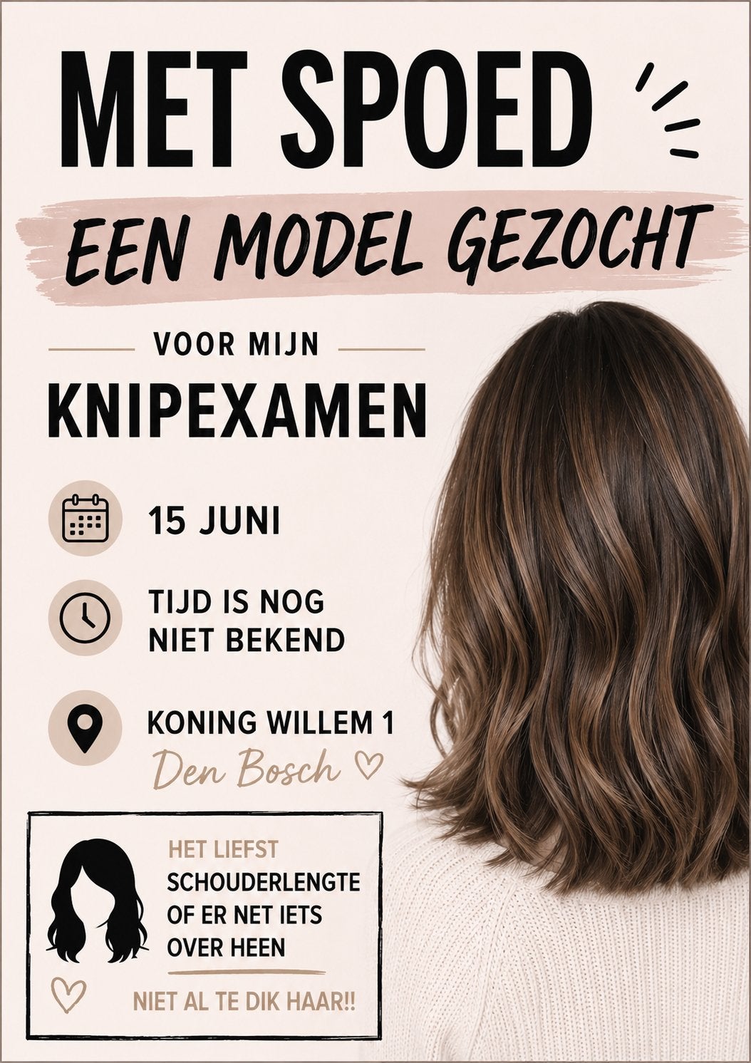 Met spoed een examen model gezocht, Ophalen of Verzenden, Zo goed als nieuw