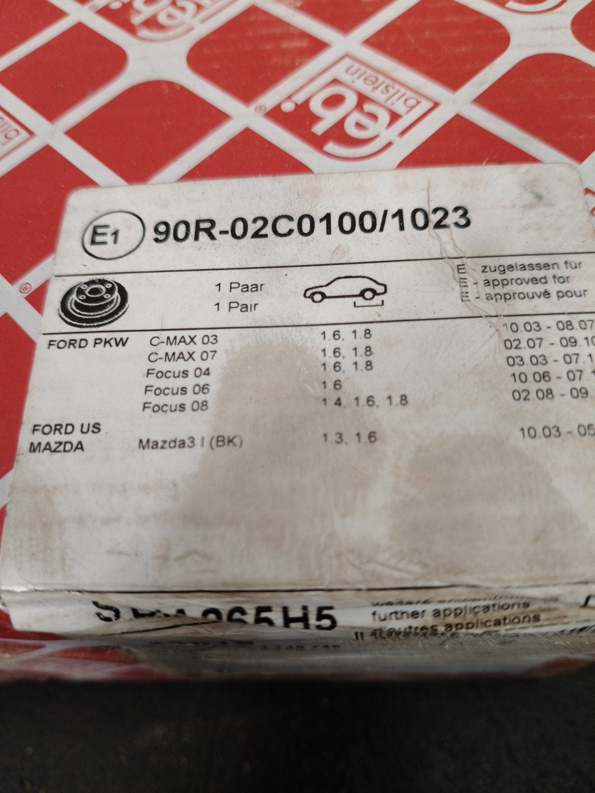 Ford Remschijven Achter - C-MAX, Focus + remblokjes Gratis,, Ophalen, Nieuw, Ford