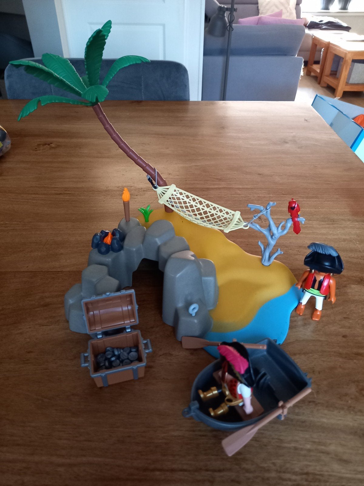 playmobil Pirateneiland nr. 4139, Kinderen en Baby's, Speelgoed | Playmobil, Ophalen, Pirates, Gebruikt, Complete set