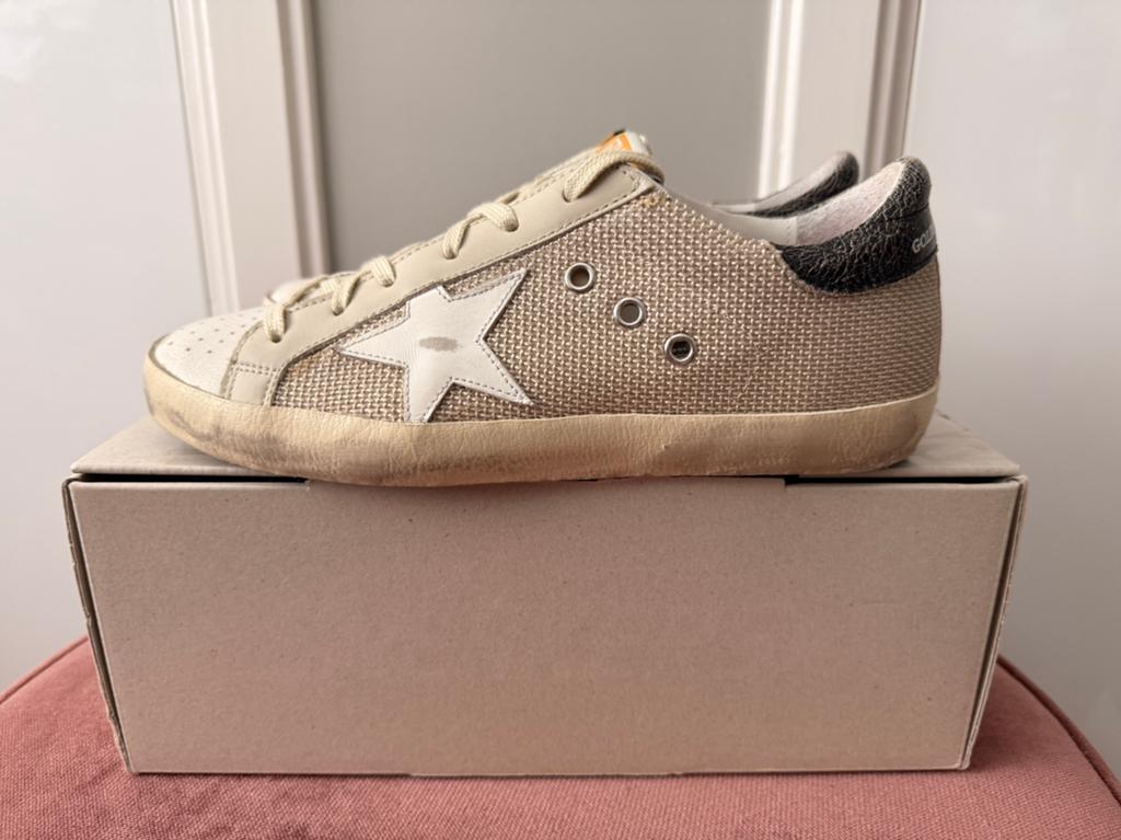 golden goose deluxe brand superstar sneakers | 38, Wit, Ophalen of Verzenden, Sneakers of Gympen, Zo goed als nieuw