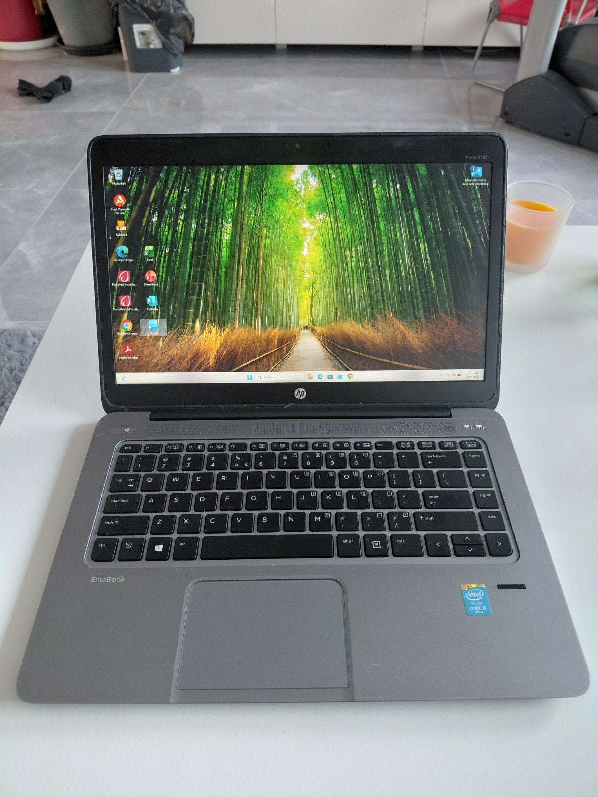 HP EliteBook Folio 1040 G2 - i5-5300U, 8GB RAM, 238GB SSD, Gebruikt, Qwerty, 8 GB, Ophalen of Verzenden