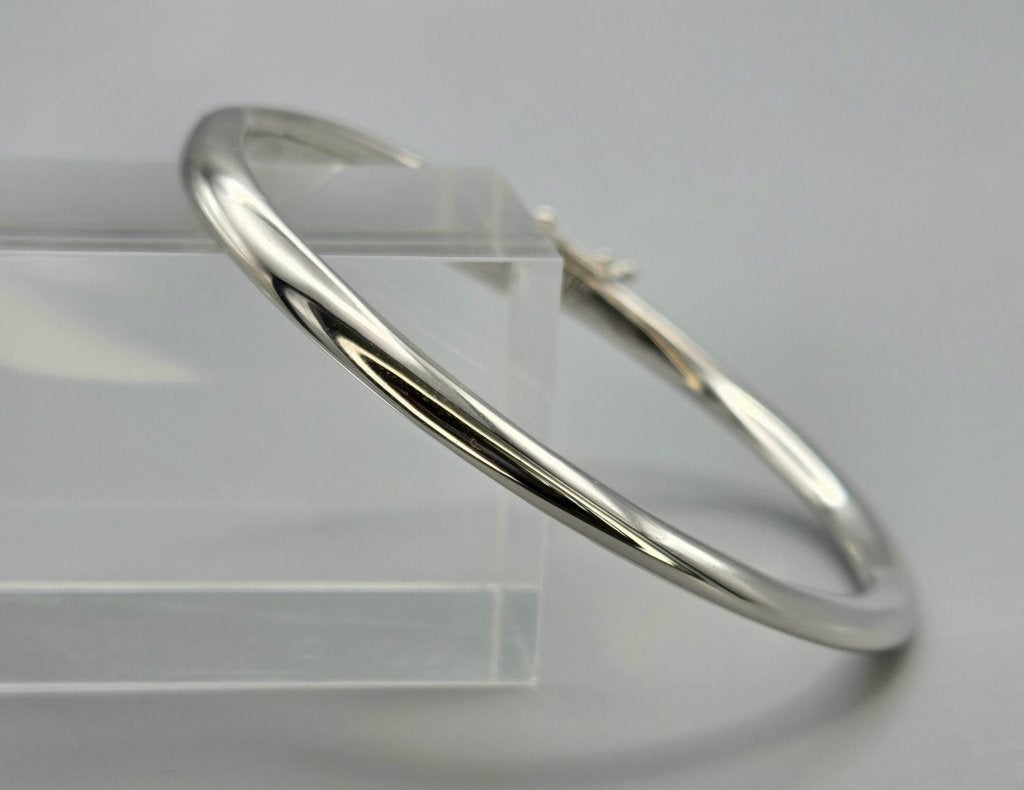 Zilveren design van smal naar breed slavenarmband. 2026/517, ., Nieuw, Ophalen of Verzenden, .