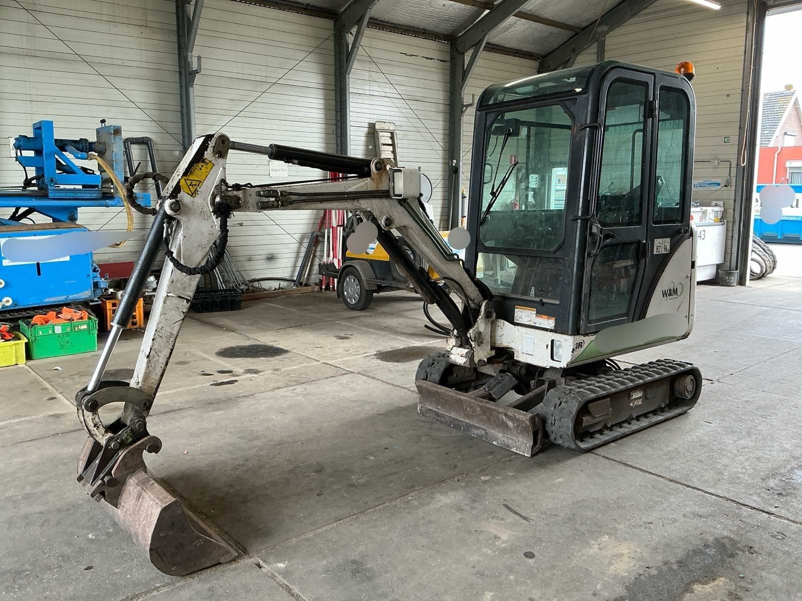 2002 Bobcat 322D Minigraafmachine, Graafmachine