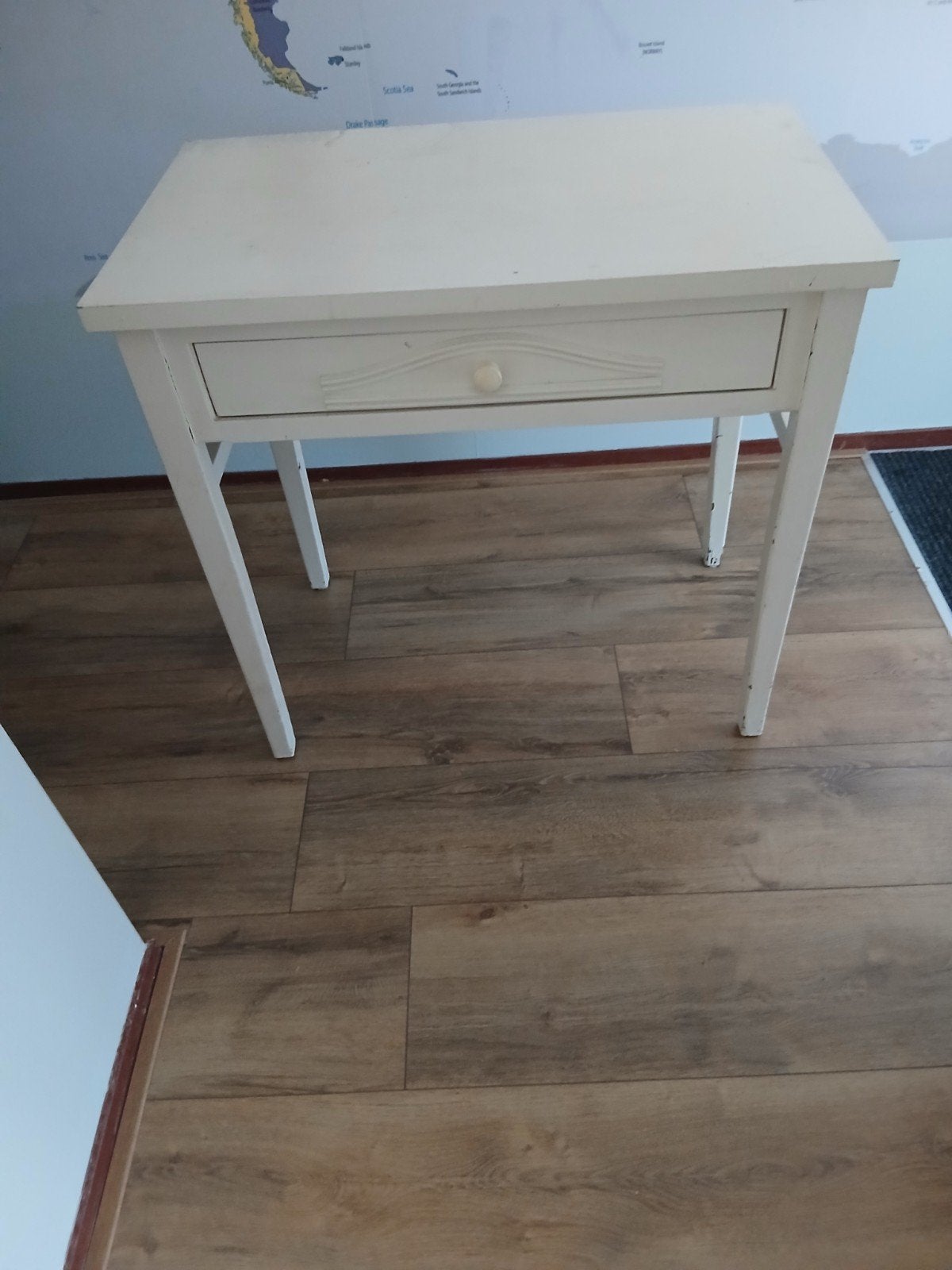 houten tafeltje, Ophalen, Gebruikt, 75 cm of meer, Rechthoekig