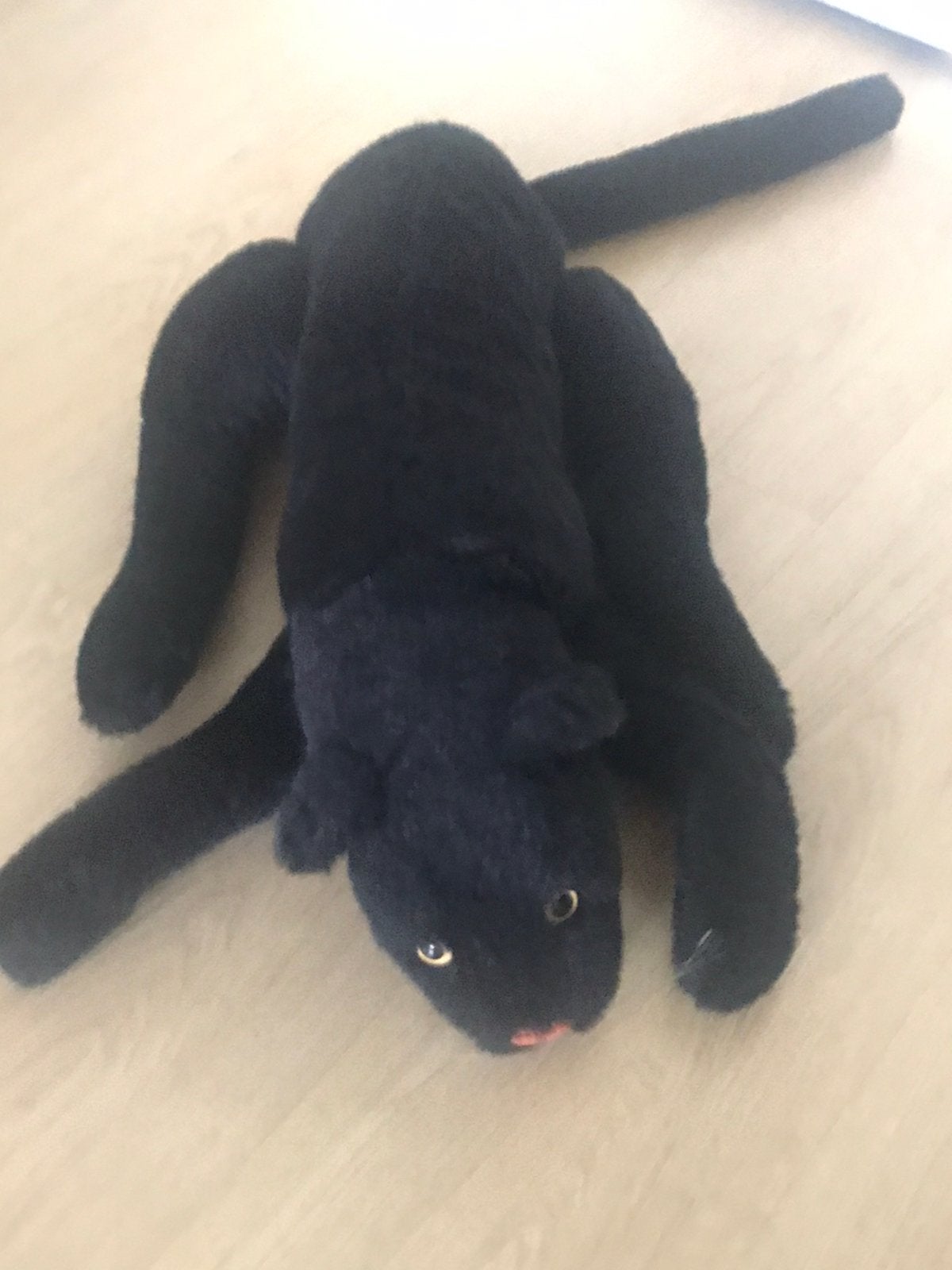 Echte Steiff zwarte panter over 50 jaar oud lees advertentie, Ophalen