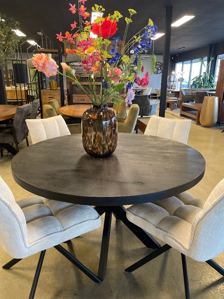 LEEGVERKOOP MANGO VOORRAAD ROND VOORRAAD CHEFMEUBEL 229 !, Zwart, Nieuw, Ophalen of Verzenden, Modern