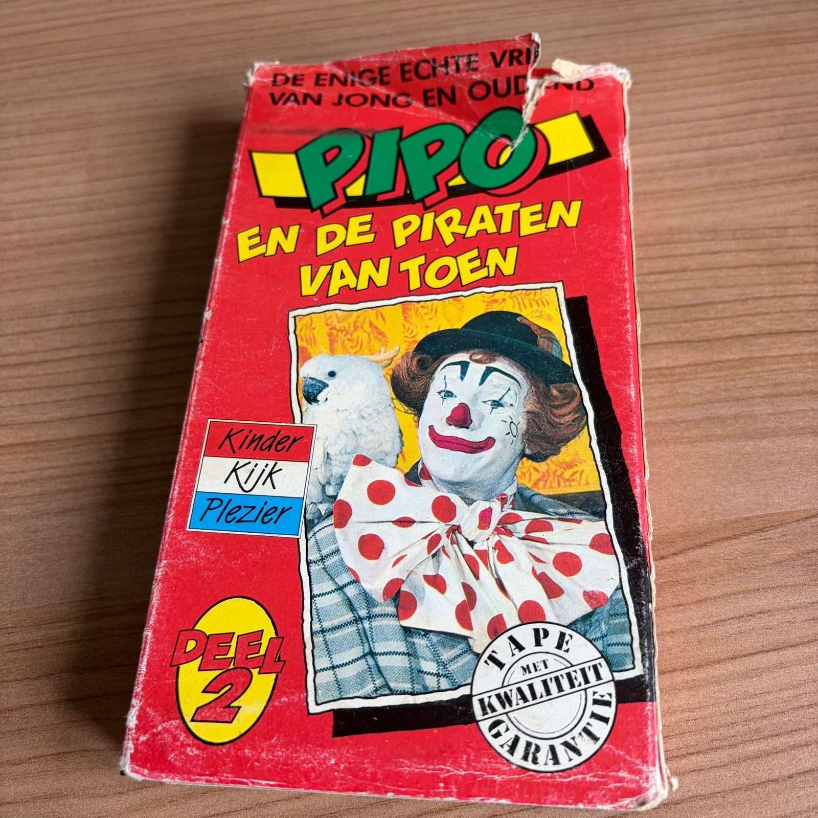 VHS Pipo en de Piraten van Toen Deel 2, Gebruikt, Alle leeftijden, Kinderprogramma of -film, VHS