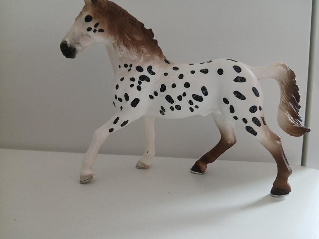 Schleich paard knabstrupper, Ophalen of Verzenden, Zo goed als nieuw, Jongen of Meisje