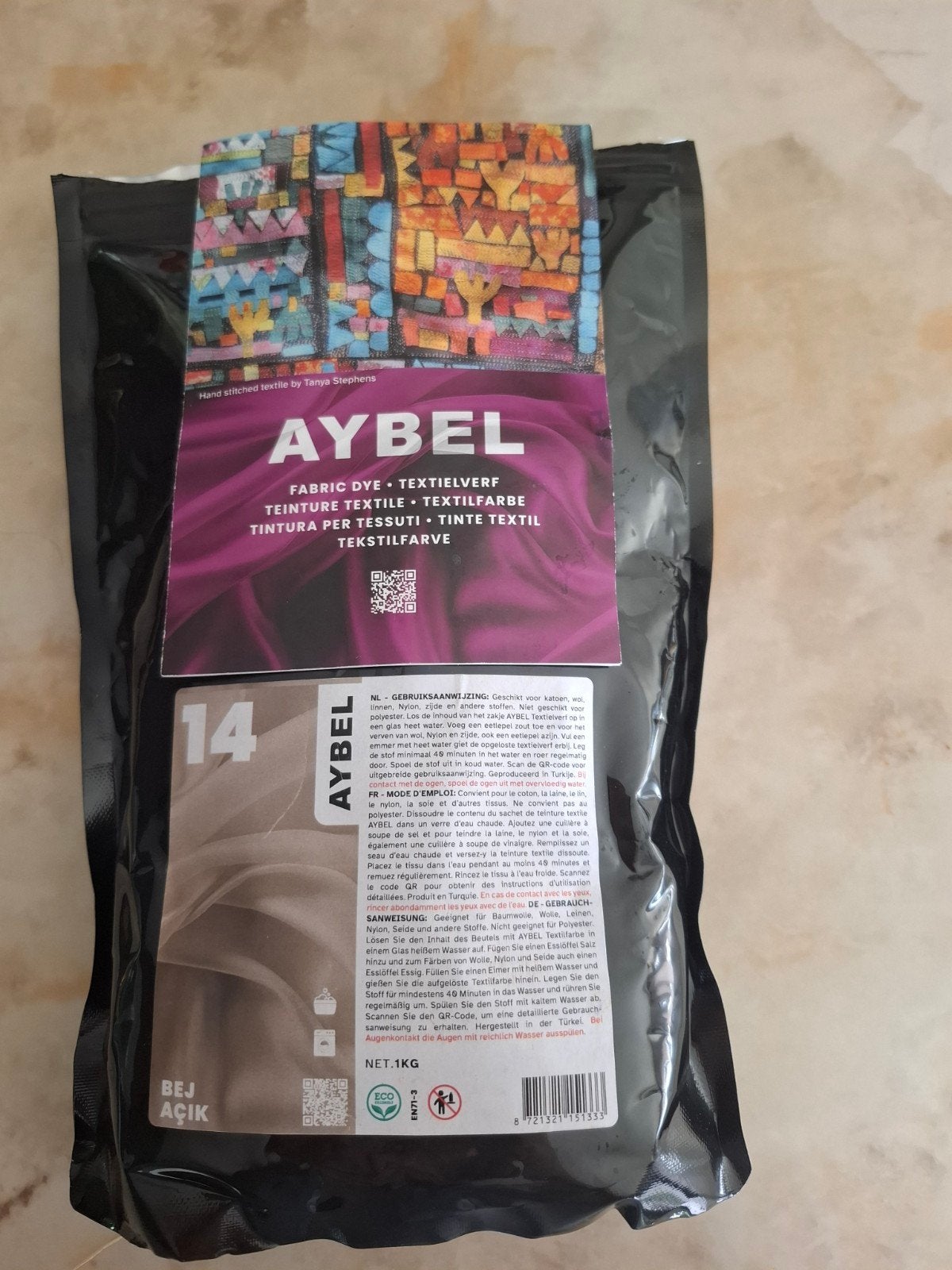 Textielverf  AYBEL, Ophalen of Verzenden, 15 m² of meer, Folie