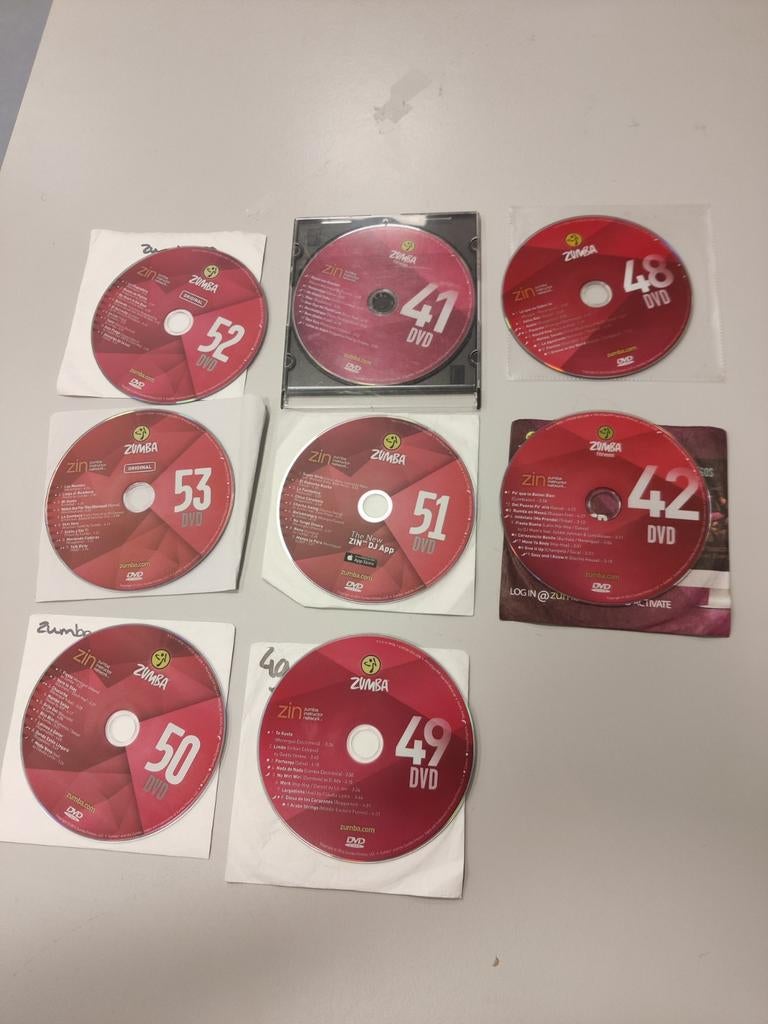 Zumba Zin DVD's en CD's - Diverse Nummers, Cd's en Dvd's, Cursus of Instructie, Alle leeftijden, Ophalen of Verzenden, Gebruikt