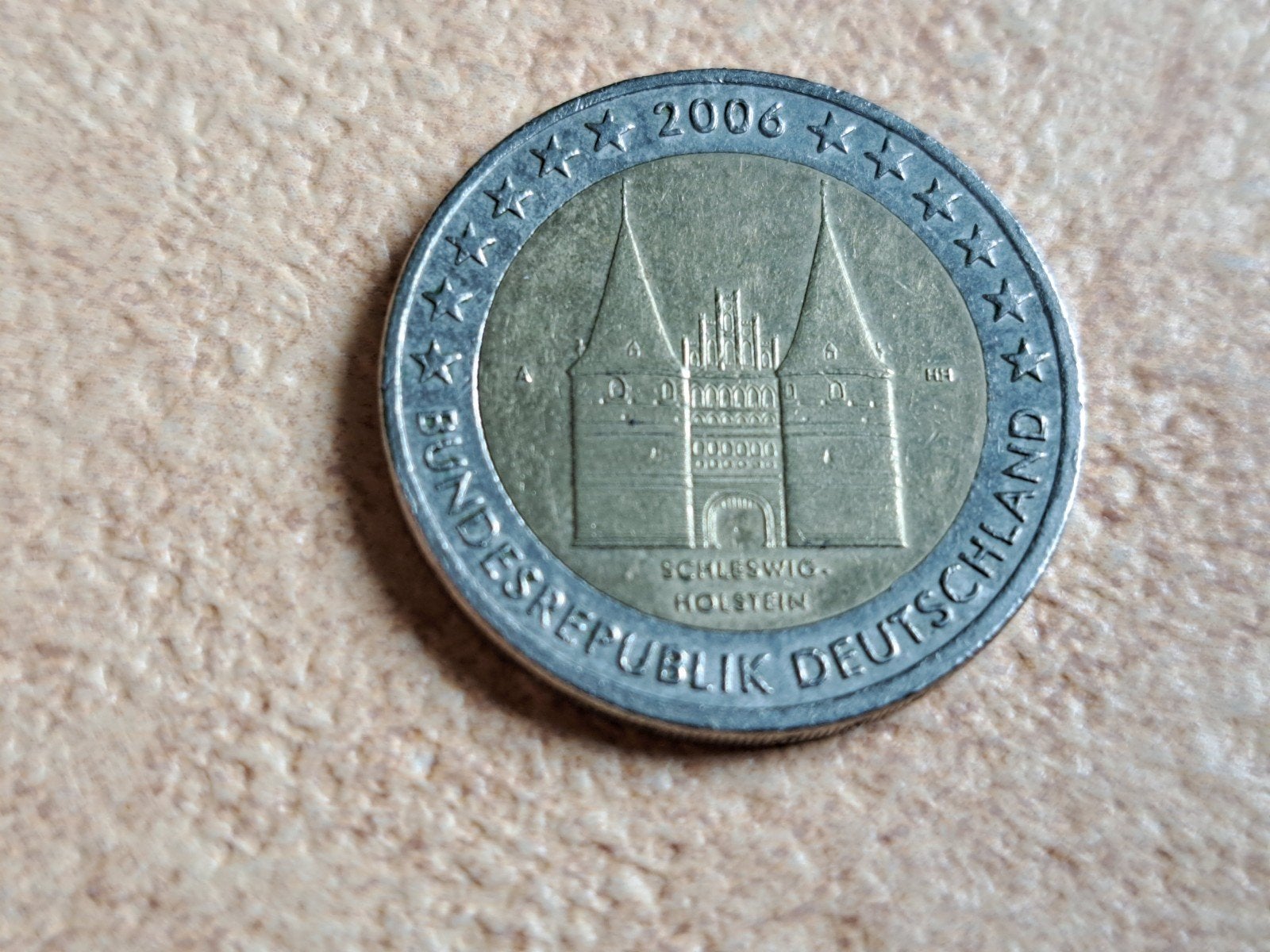 2 euro cc Duitsland 2006 Holstentor (A), Ophalen of Verzenden, Duitsland, 2 euro
