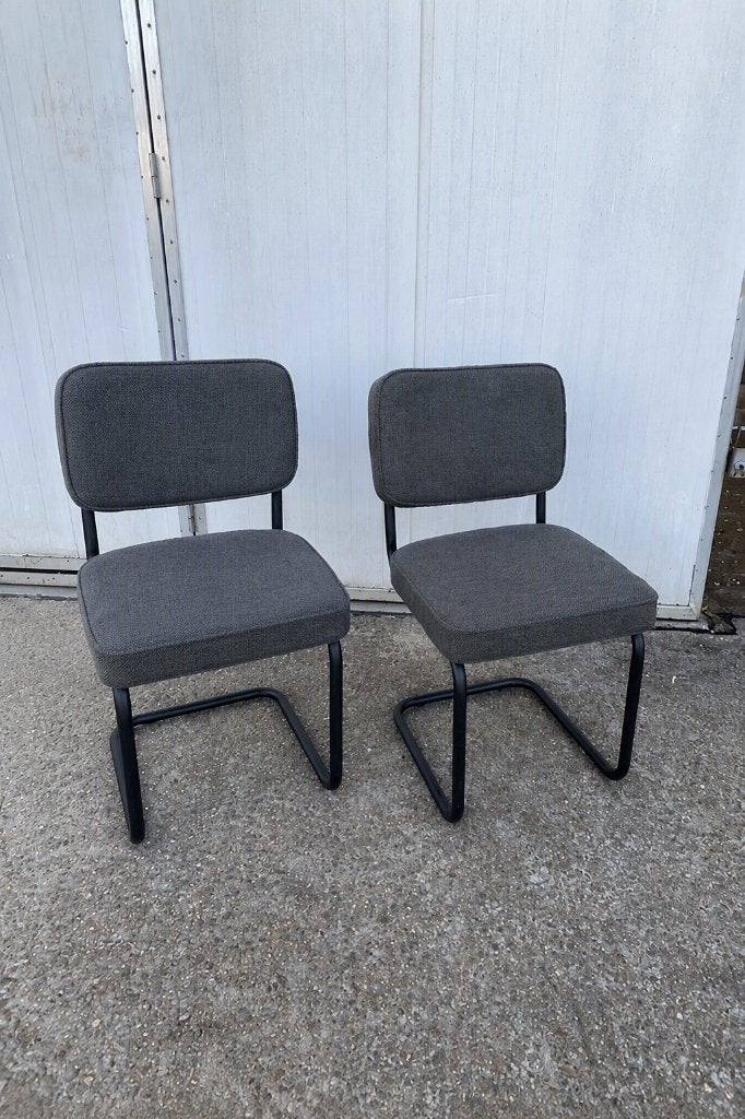 20 eetkamerstoelen horeca restaurant stoel teddy stof nieuw, Ophalen, Nieuw, Stof, Grijs