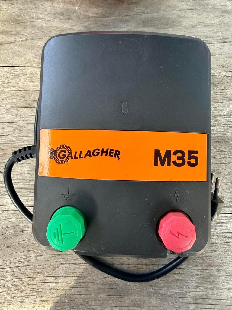 Gallagher M35 schrikdraadapparaat -  katten oa., Tuin en Terras, Tuinhekken en Hekwerk, Ophalen, Gebruikt, Kunststof, Overige typen