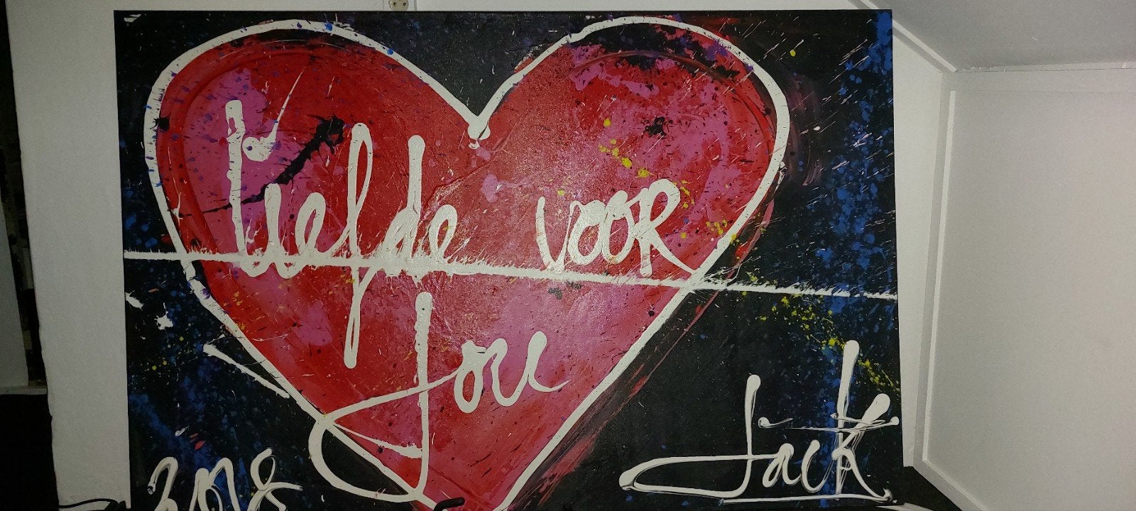 Liefde voor jou - Jack (2018) - Modern kunstwerk, Ophalen