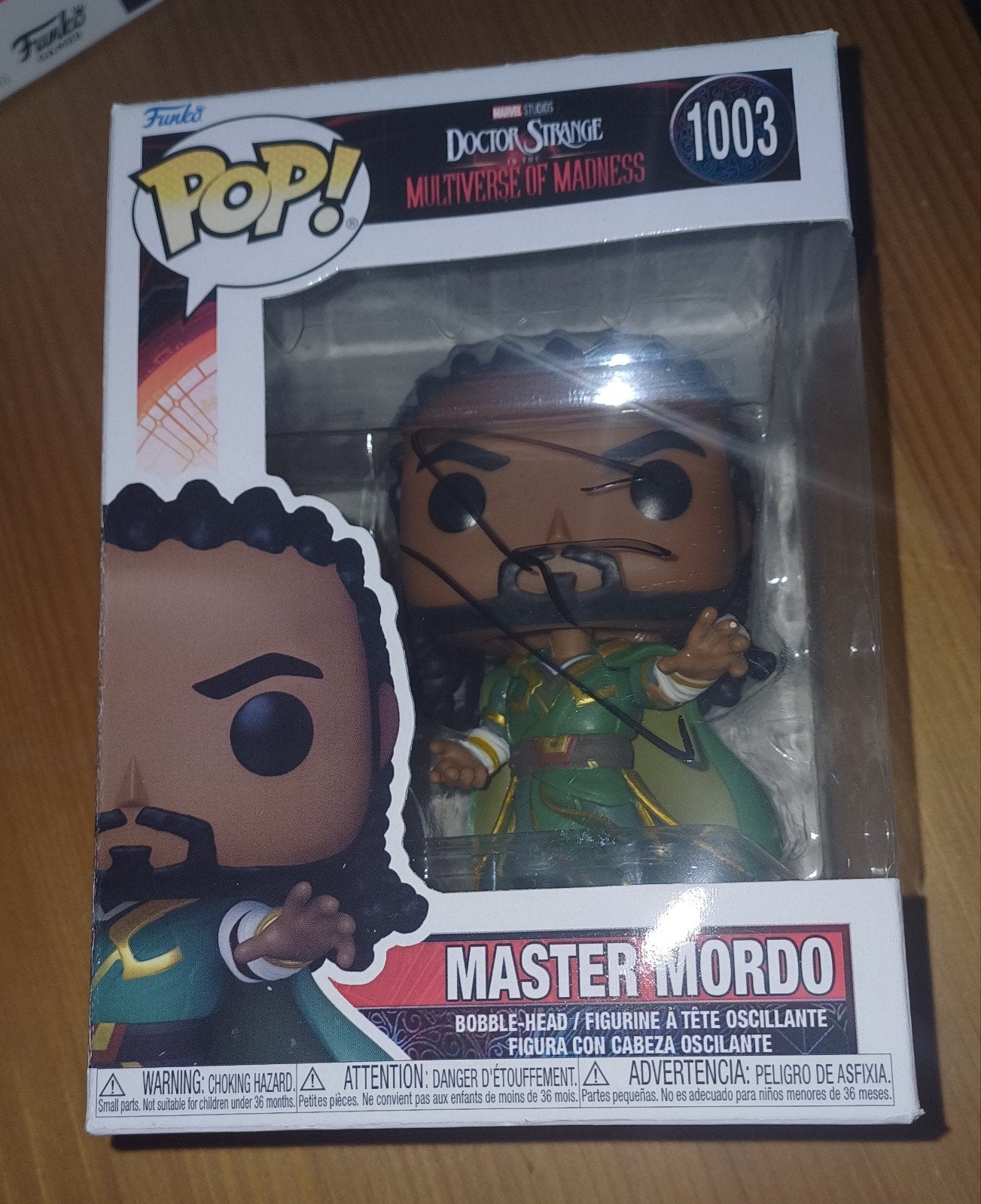 Chiwetel Eijofor handtekening FunkoPop Master Mordo, Ophalen of Verzenden