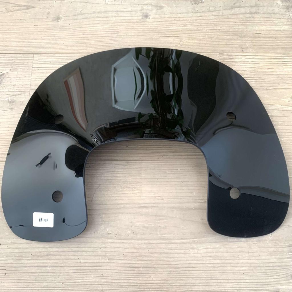 Zwart windscherm Vespa S50, Info@jynkx.com, Nieuw, Ophalen of Verzenden, Piazza 99