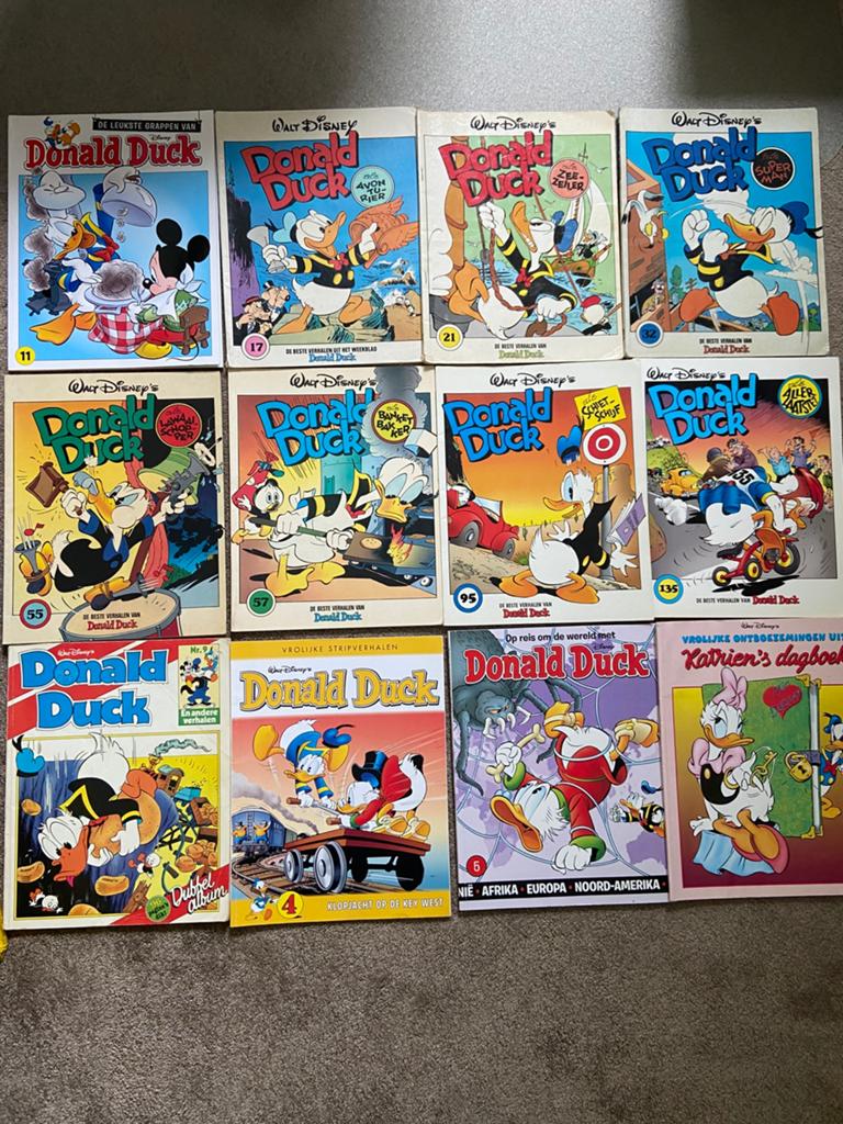 Donald duck strip comics, Boeken, Strips | Comics, Meerdere comics, Ophalen of Verzenden, Gelezen, Europa