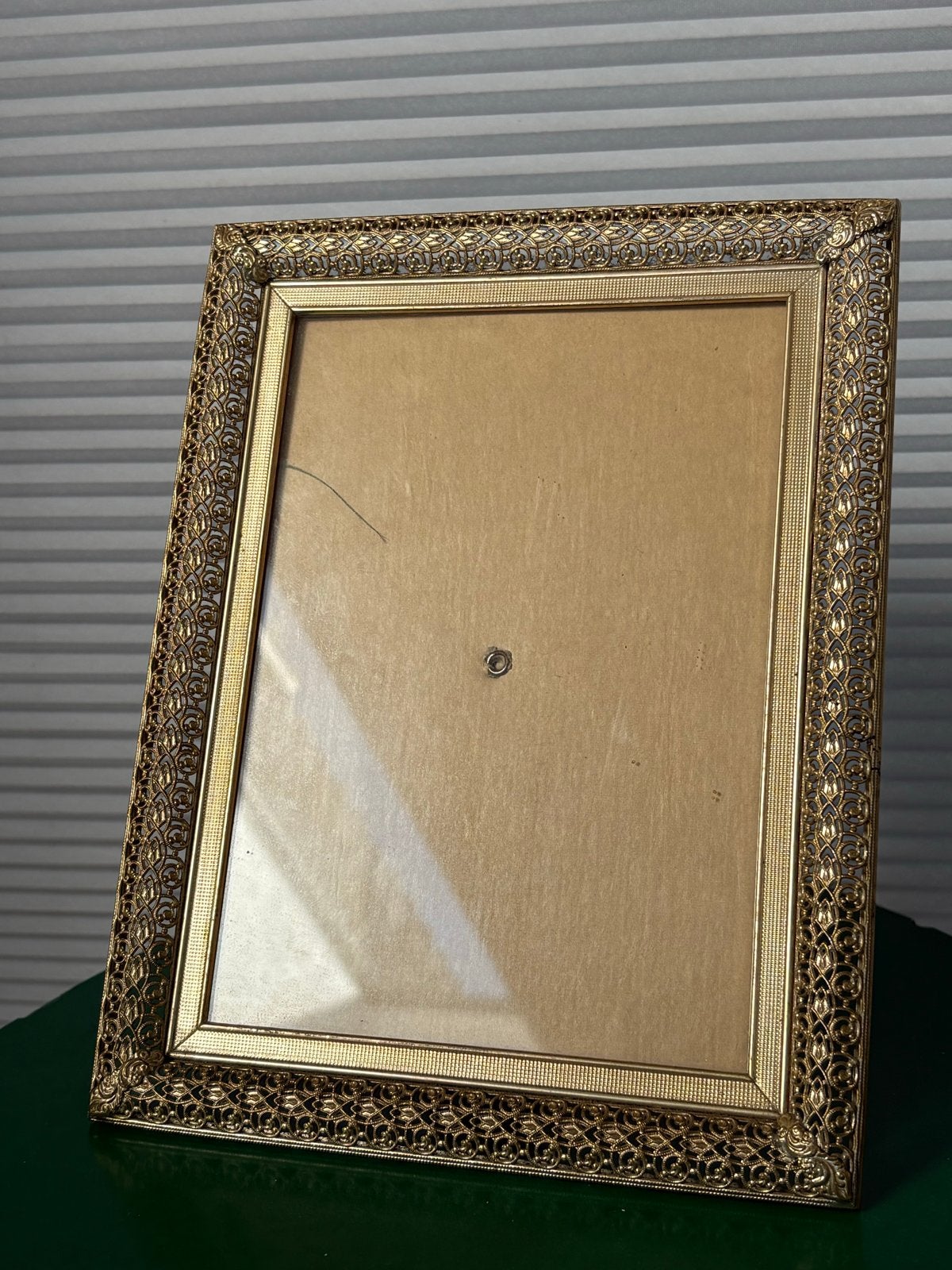 Gouden vintage fotolijst, Gebruikt, Met sierrand, Ophalen of Verzenden, Fotolijst