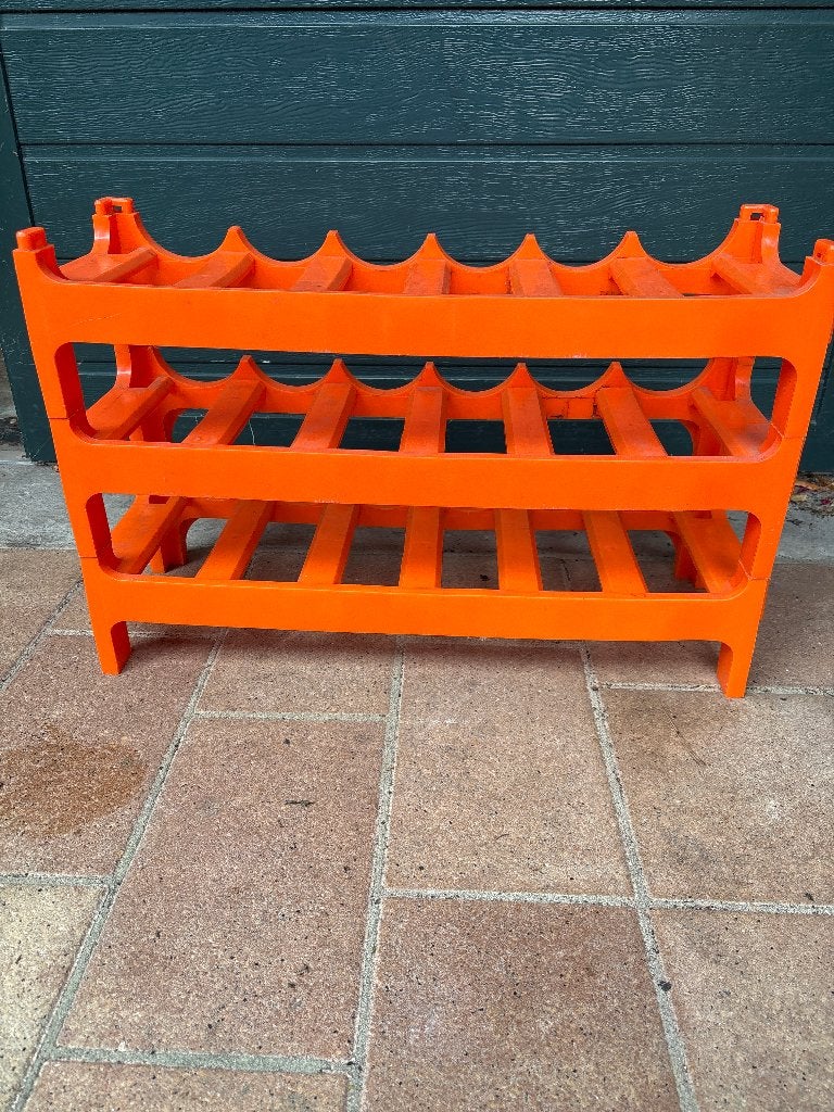 Vintage Somm Brevette wijnrek 3laags, Huis en Inrichting, Ophalen, Gebruikt, Kunststof, Demontabel
