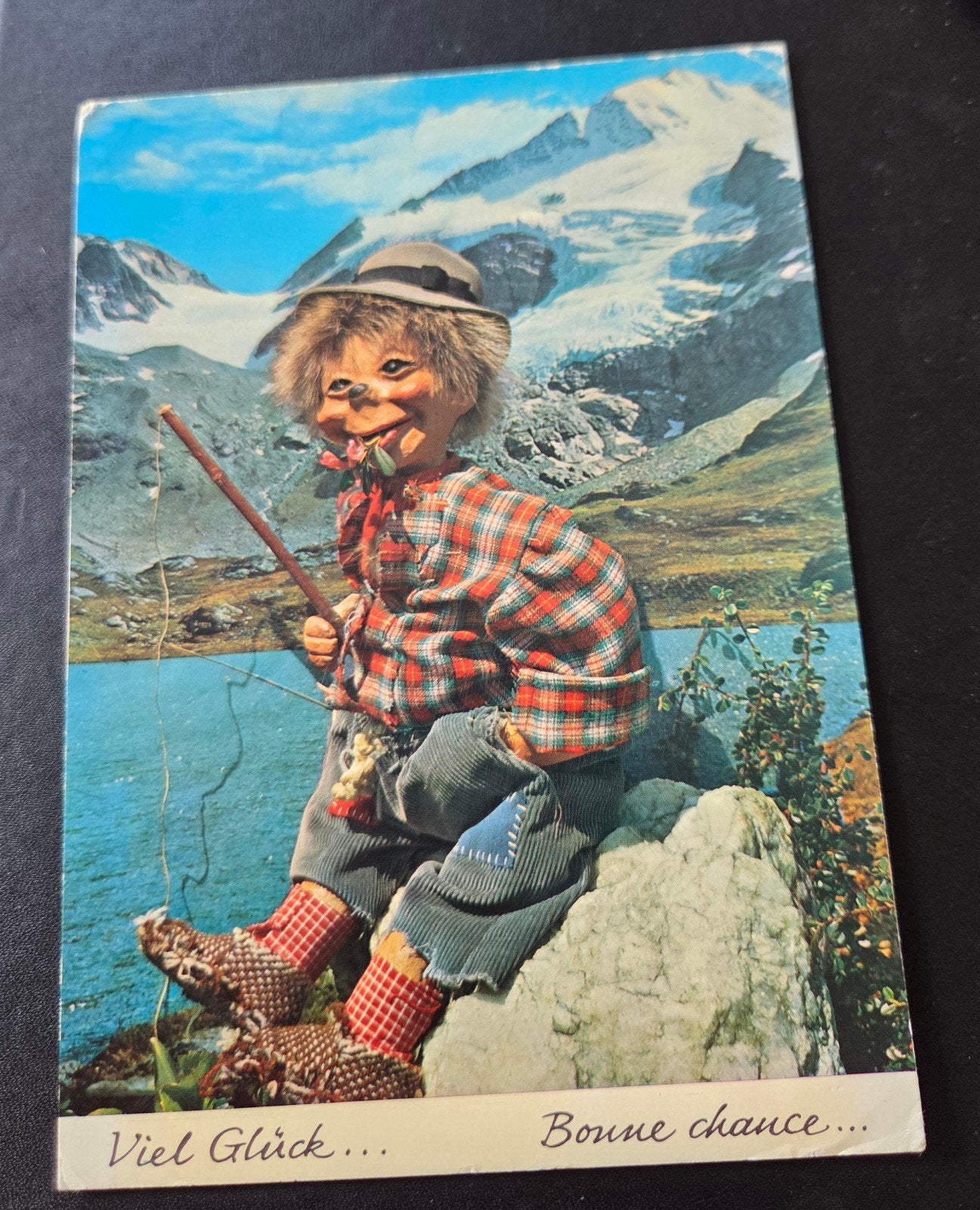 Egel met pijp aan het Vissen, Verzenden, 1960 tot 1980, Gelopen, Kinderen