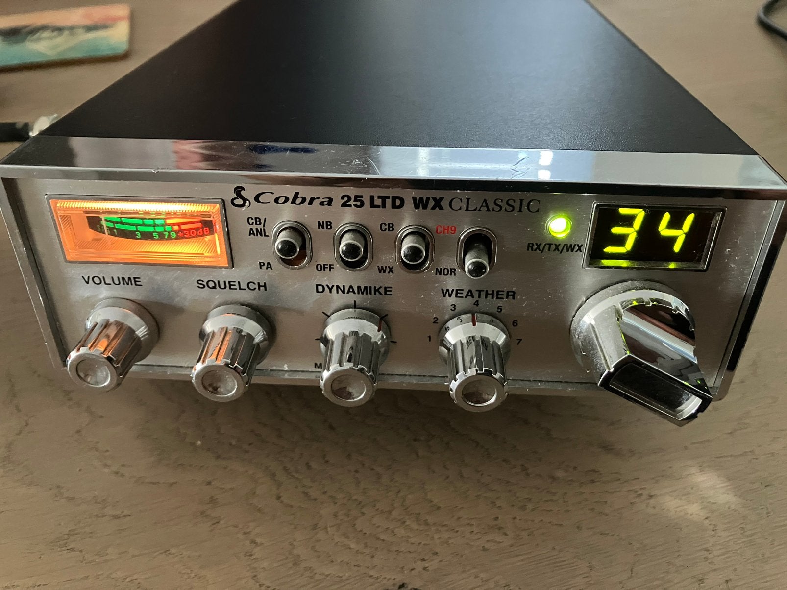 Cobra 25 LTD WX Classic, Telecommunicatie, Zenders en Ontvangers, Ophalen, Gebruikt, Zender en Ontvanger