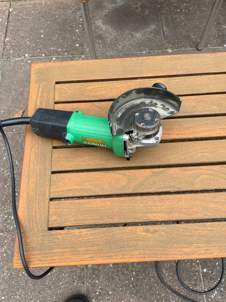 Slijptol, Doe-het-zelf en Verbouw, Gereedschap | Slijpmachines, Ophalen, Gebruikt, Minder dan 700 watt, Haakse handslijpmachine