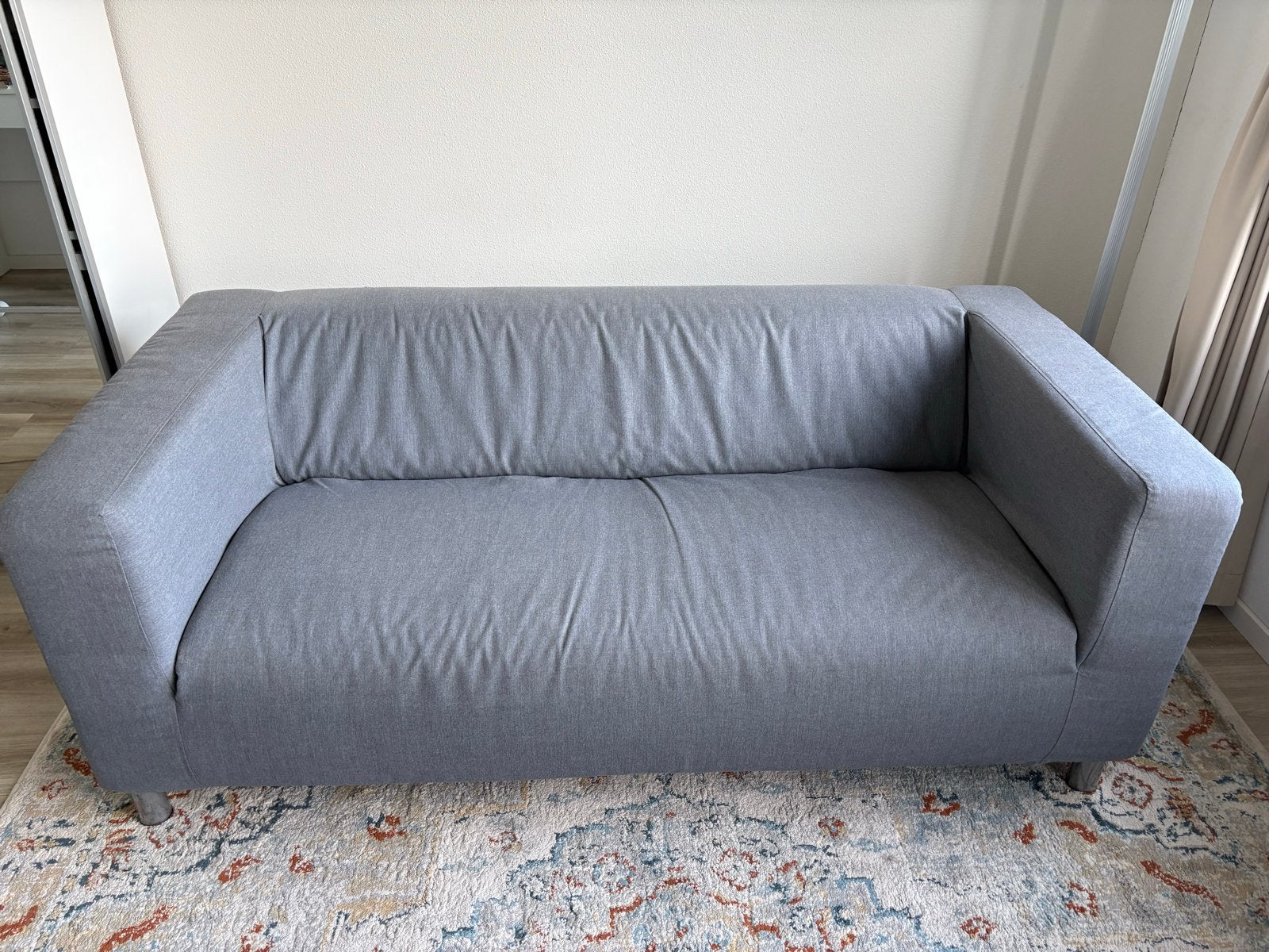 Ikea - KLIPPAN 2-seat sofa, 150 tot 200 cm, Tweepersoons, 75 tot 100 cm, Ophalen of Verzenden